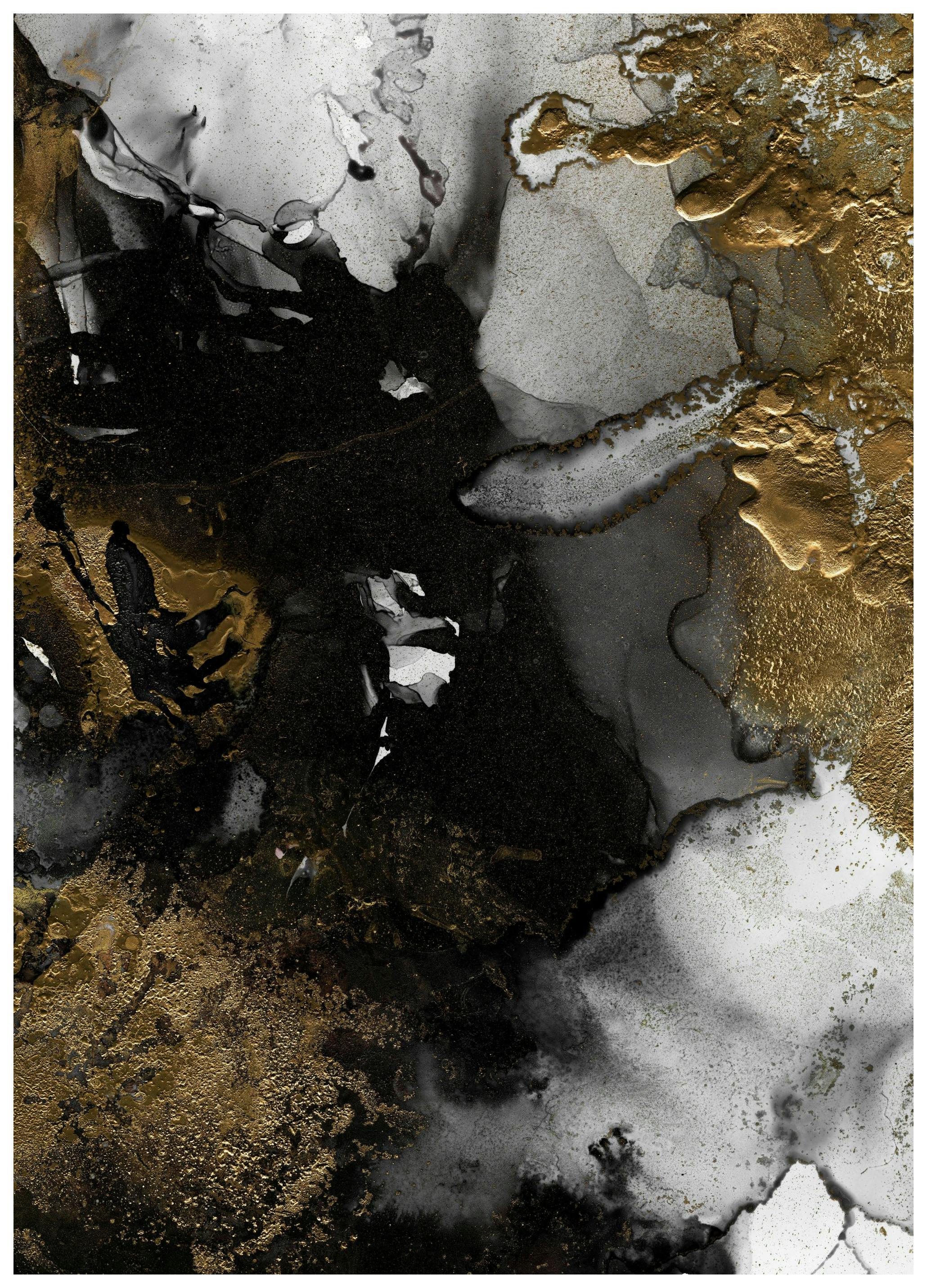Black & Gold Poster (21x30 cm) - Poster Store