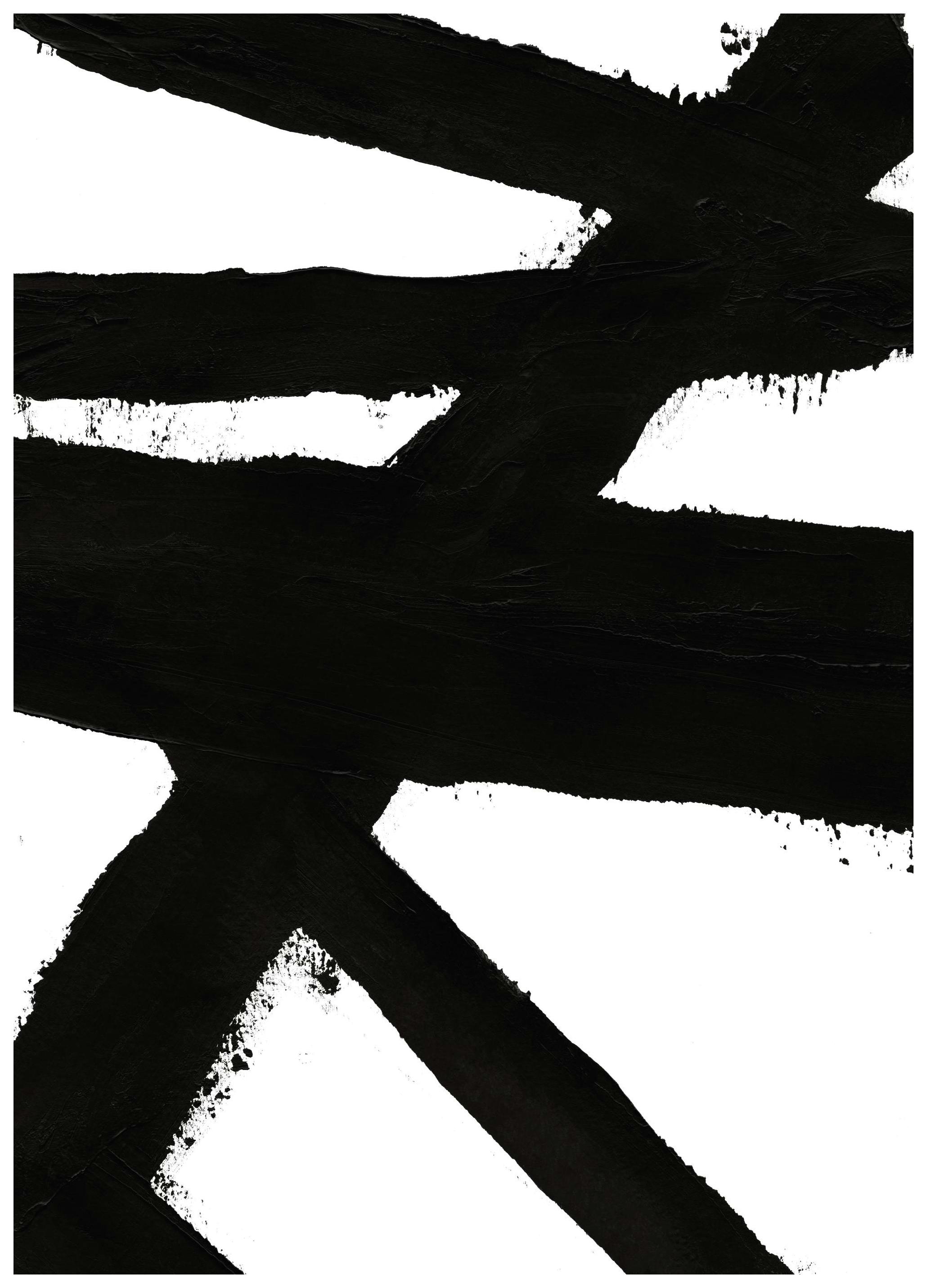 Prints Monochrome Structures No1 Poster (50x70 cm) - Poster Store