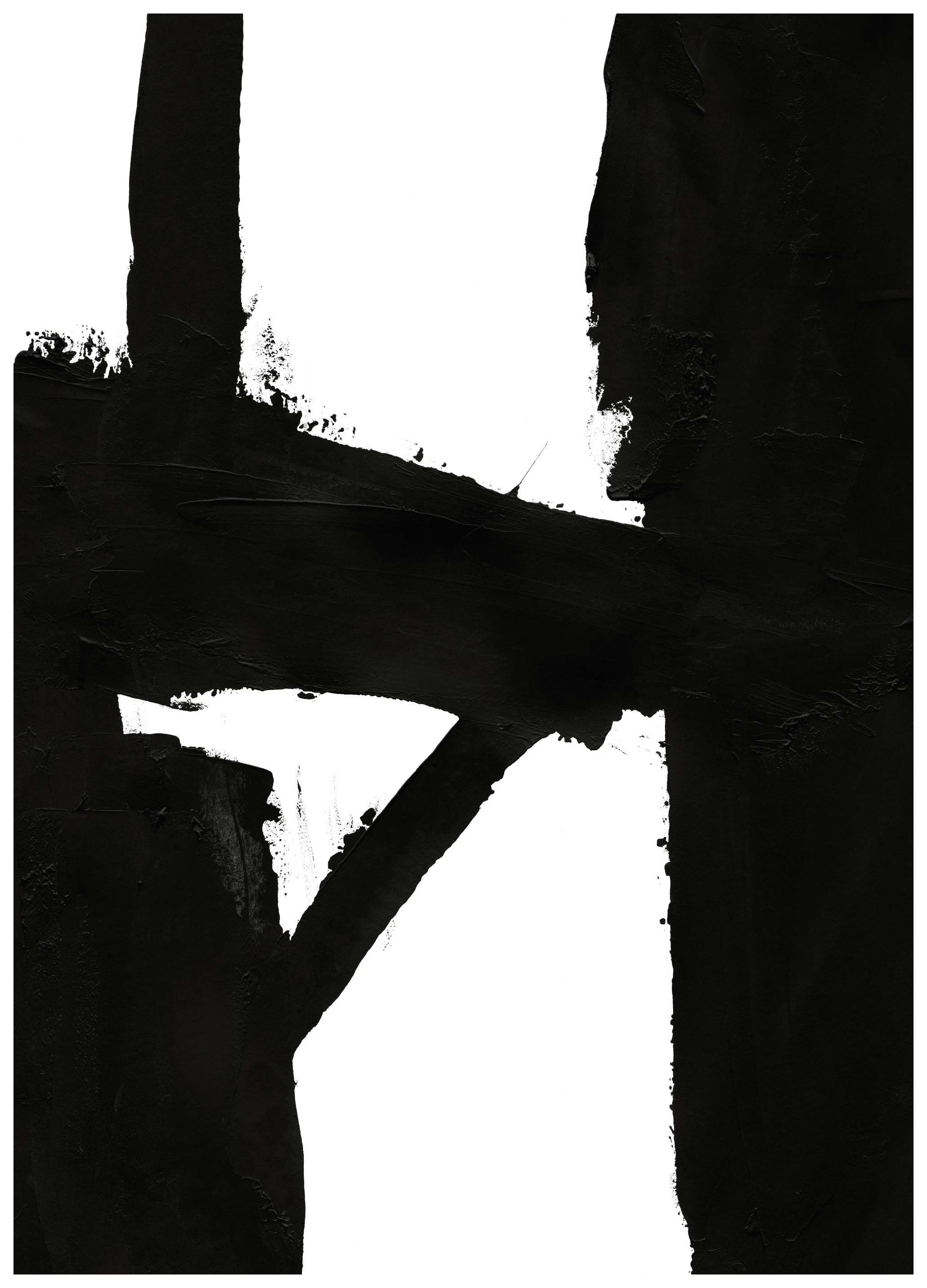 Monokrome Strukturer Nr2 Plakat (50x70 cm) - Poster Store