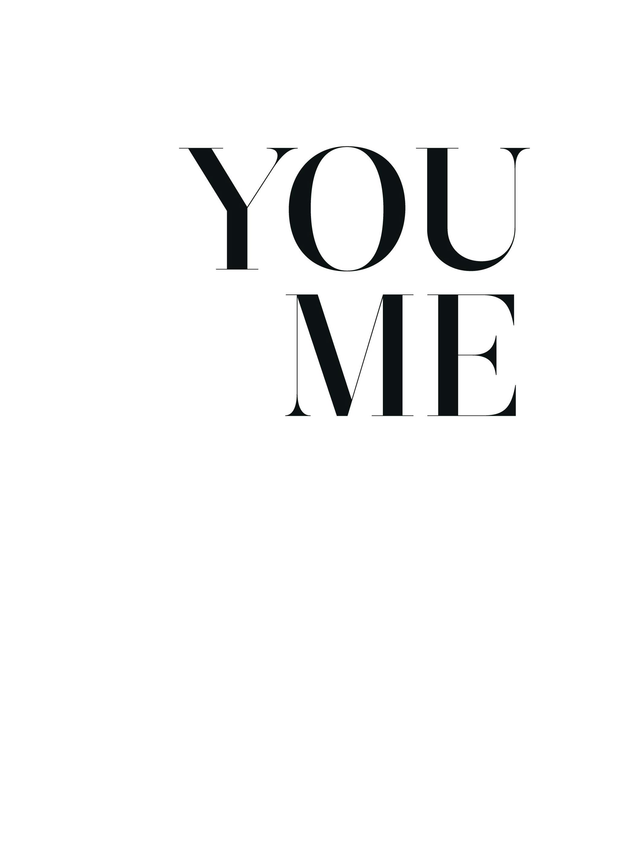 You. Me. Poster (50x70 cm) - Poster Store