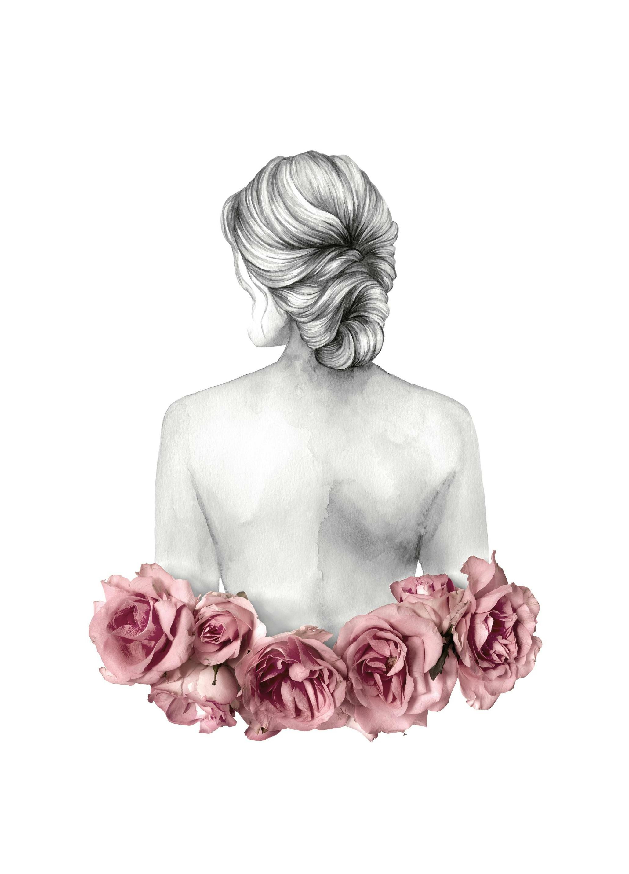 Rose Dress Poster (30x40 cm) - Poster Store