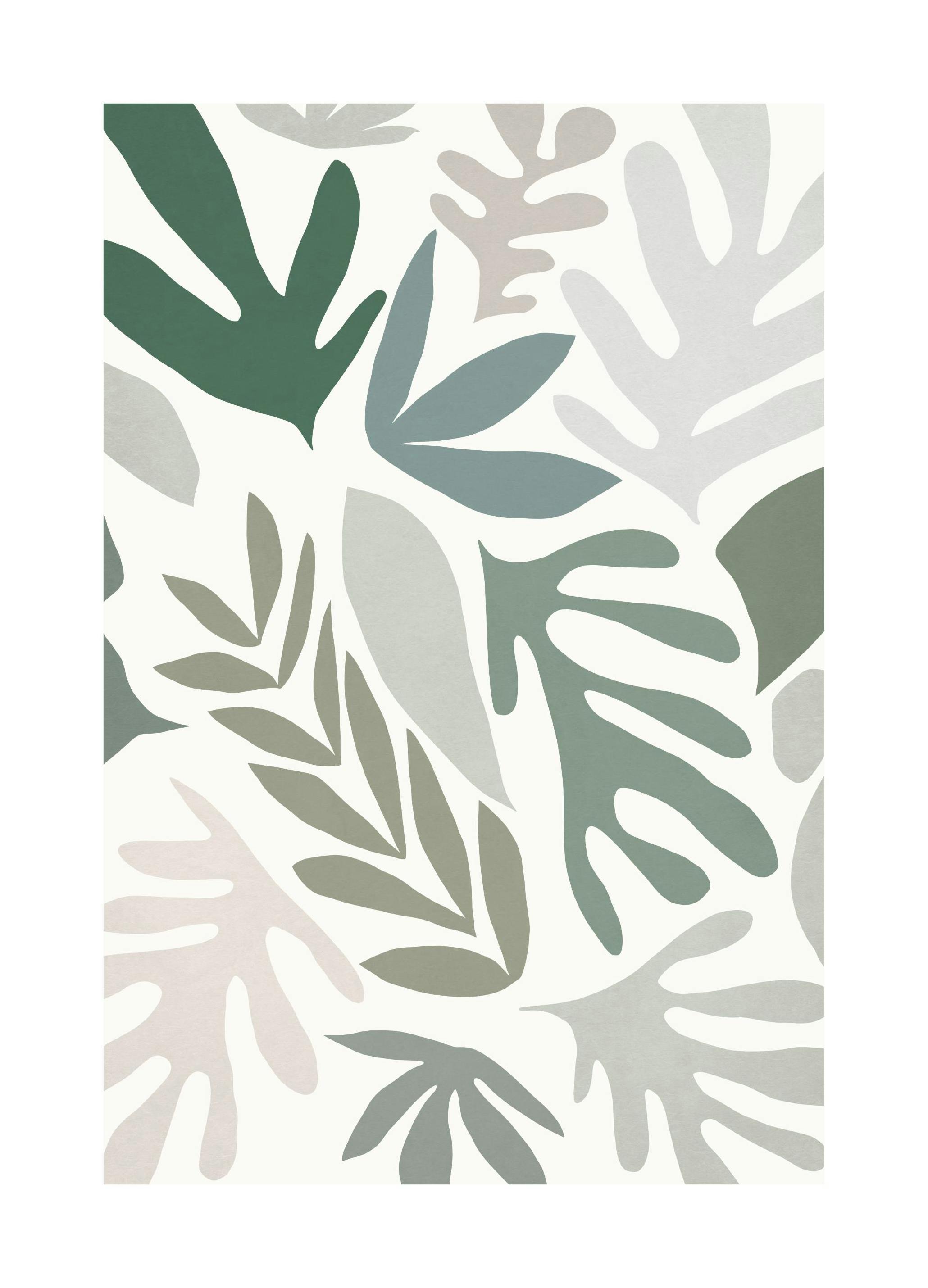 Motif de Feuilles Poster (50x70 cm) - Poster Store