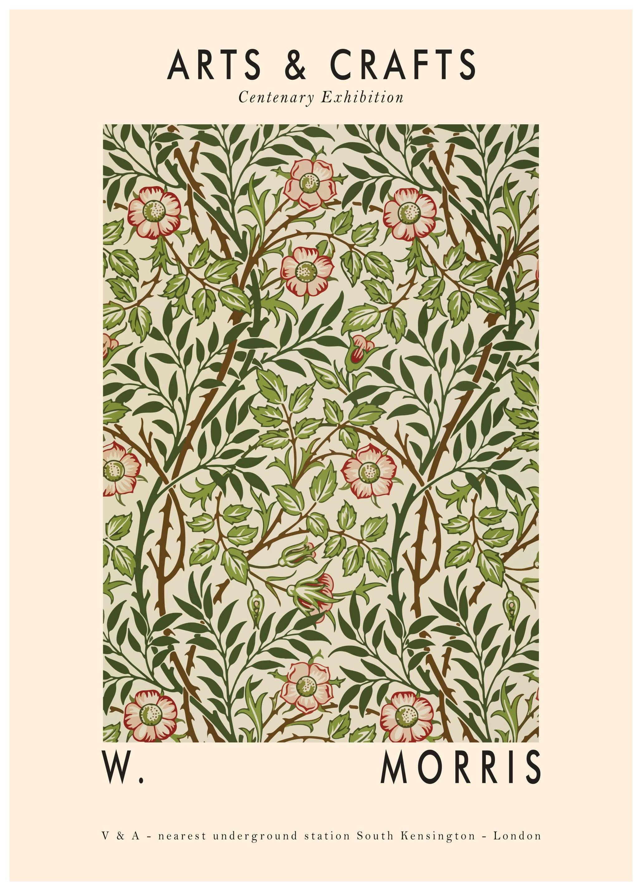 Konsthantverk Grön Poster (30x40 cm) - Poster Store