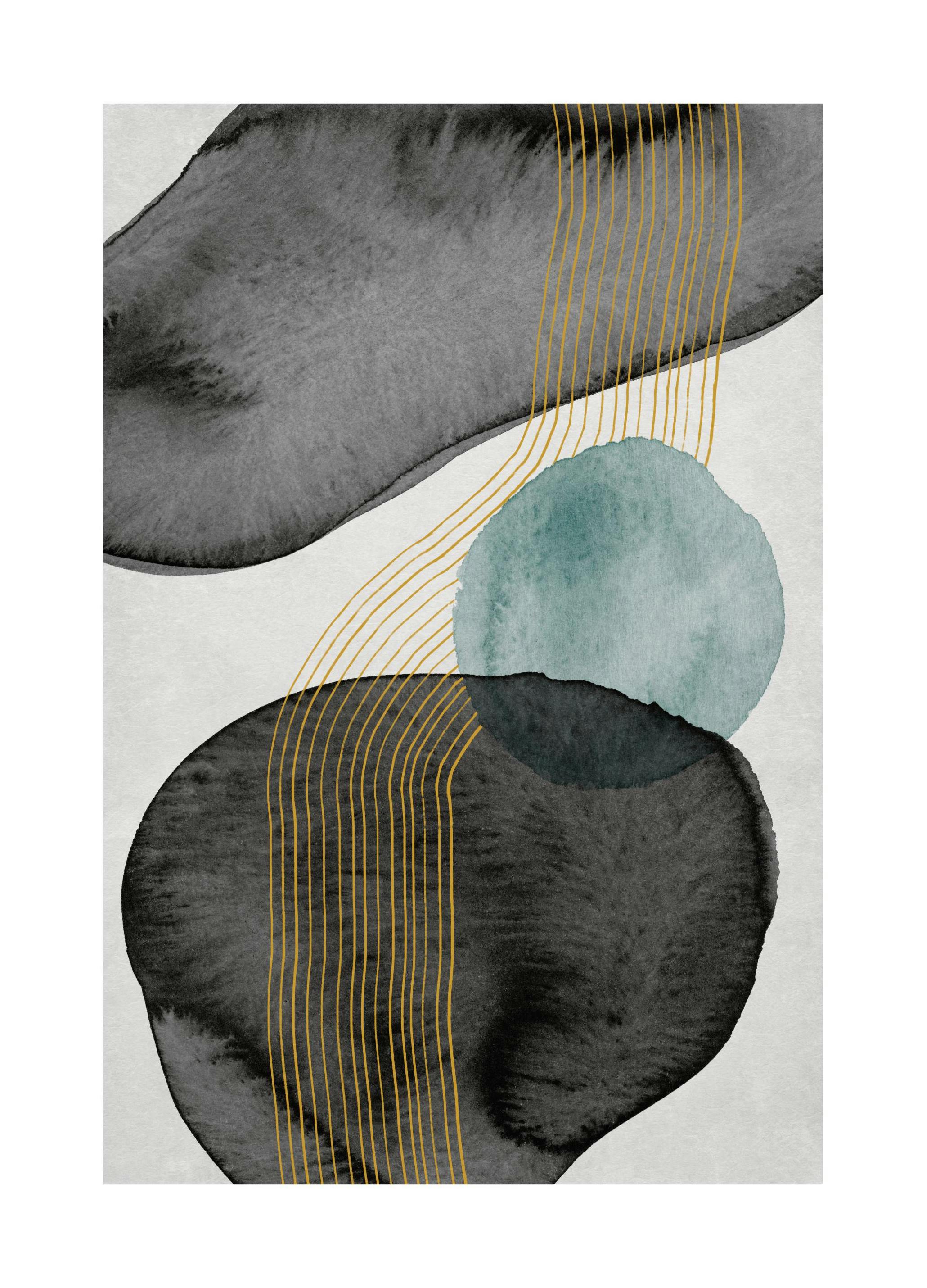Ash and Moss No4 Poster (50x70 cm) - Poster Store