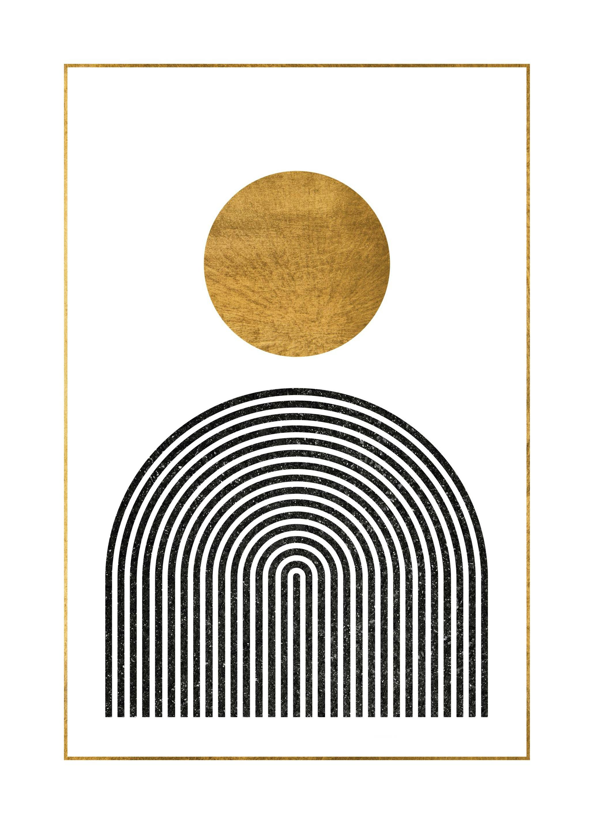 Golden Moonlight Poster (50x70 cm) - Poster Store