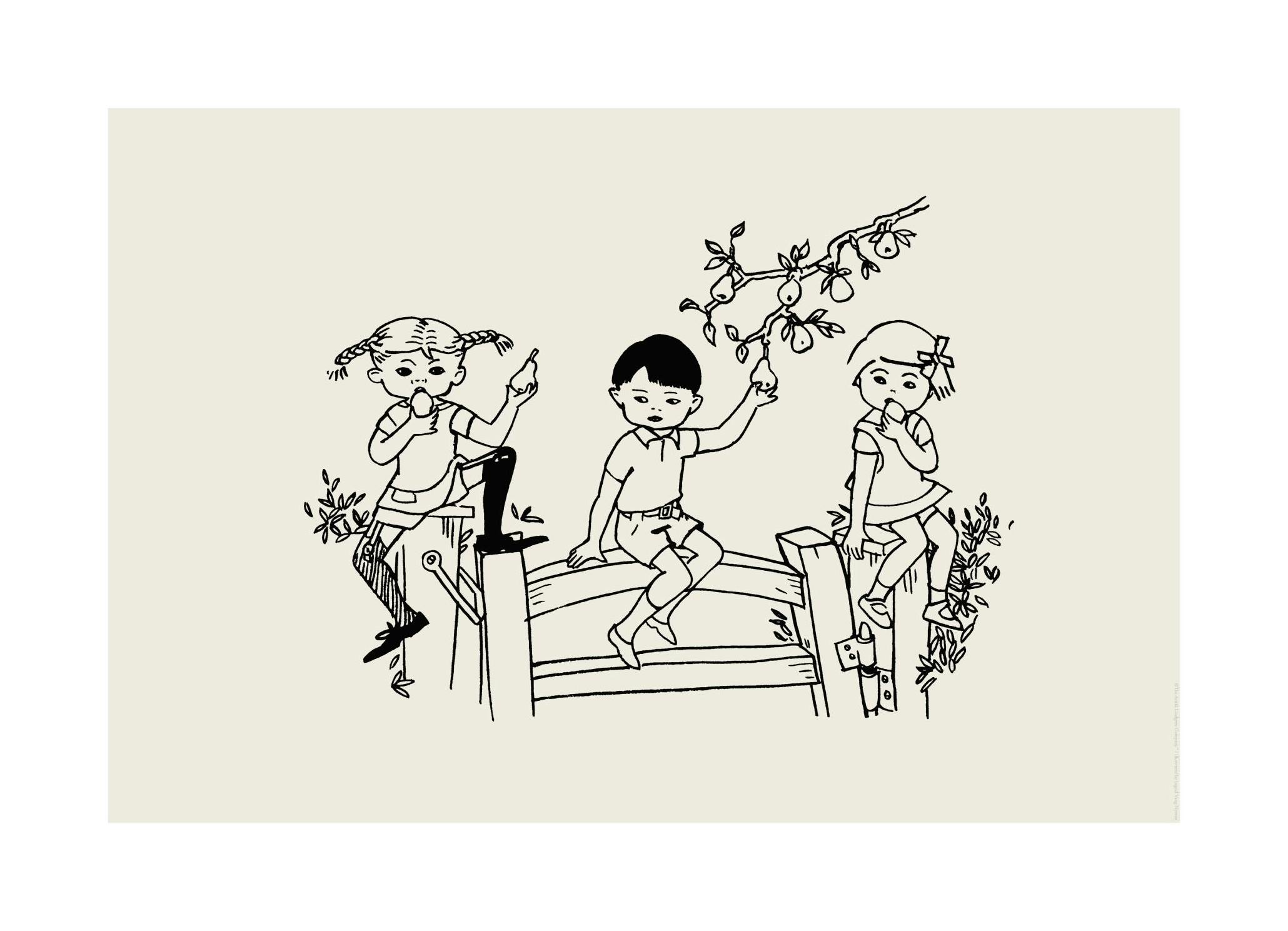 Pippi Langkous Nr.3 (30x40 cm) - Poster Store