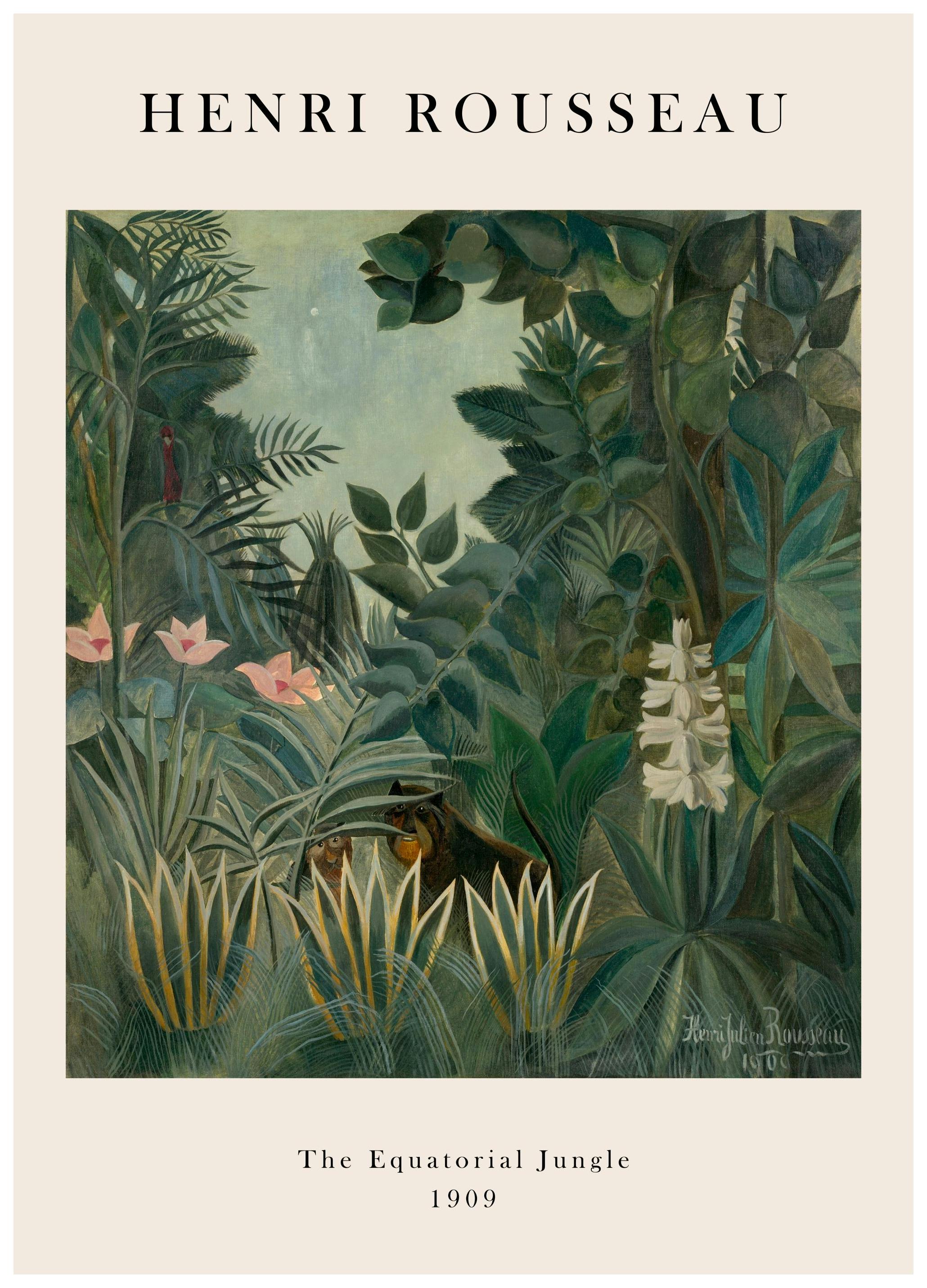 Rousseau – De equatoriale jungle poster (40x50 cm) - Poster Store
