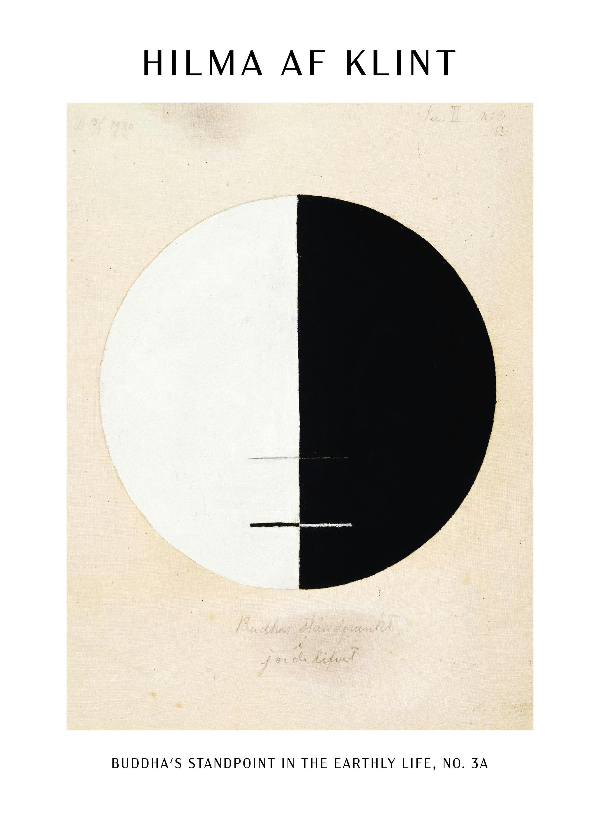 Poster - Buddha´s standpoint in the earthly life, No.3A by Hilma Af Klint (21x30 cm) - Poster Store
