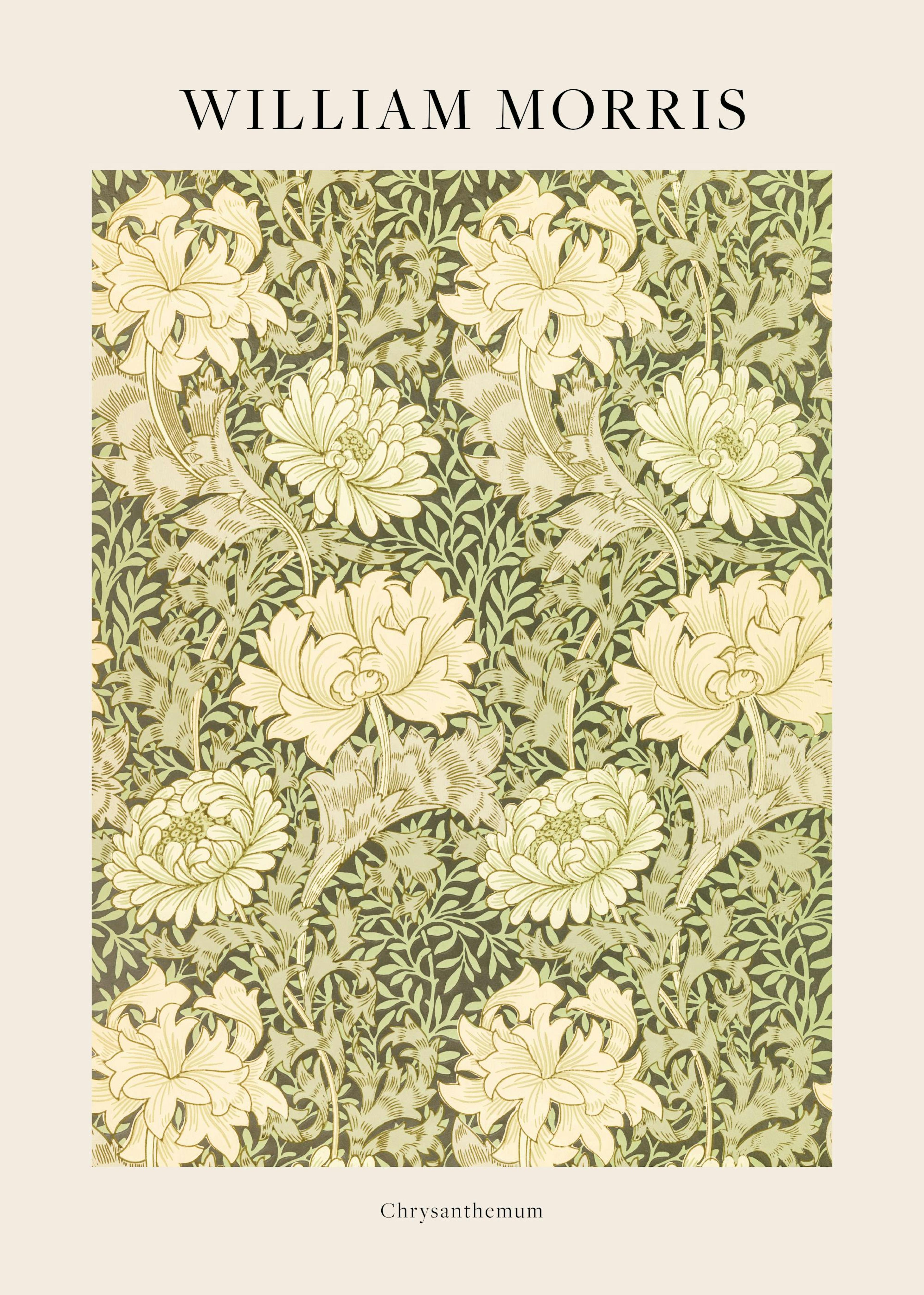 William Morris - Chrysanthemum Poster 0