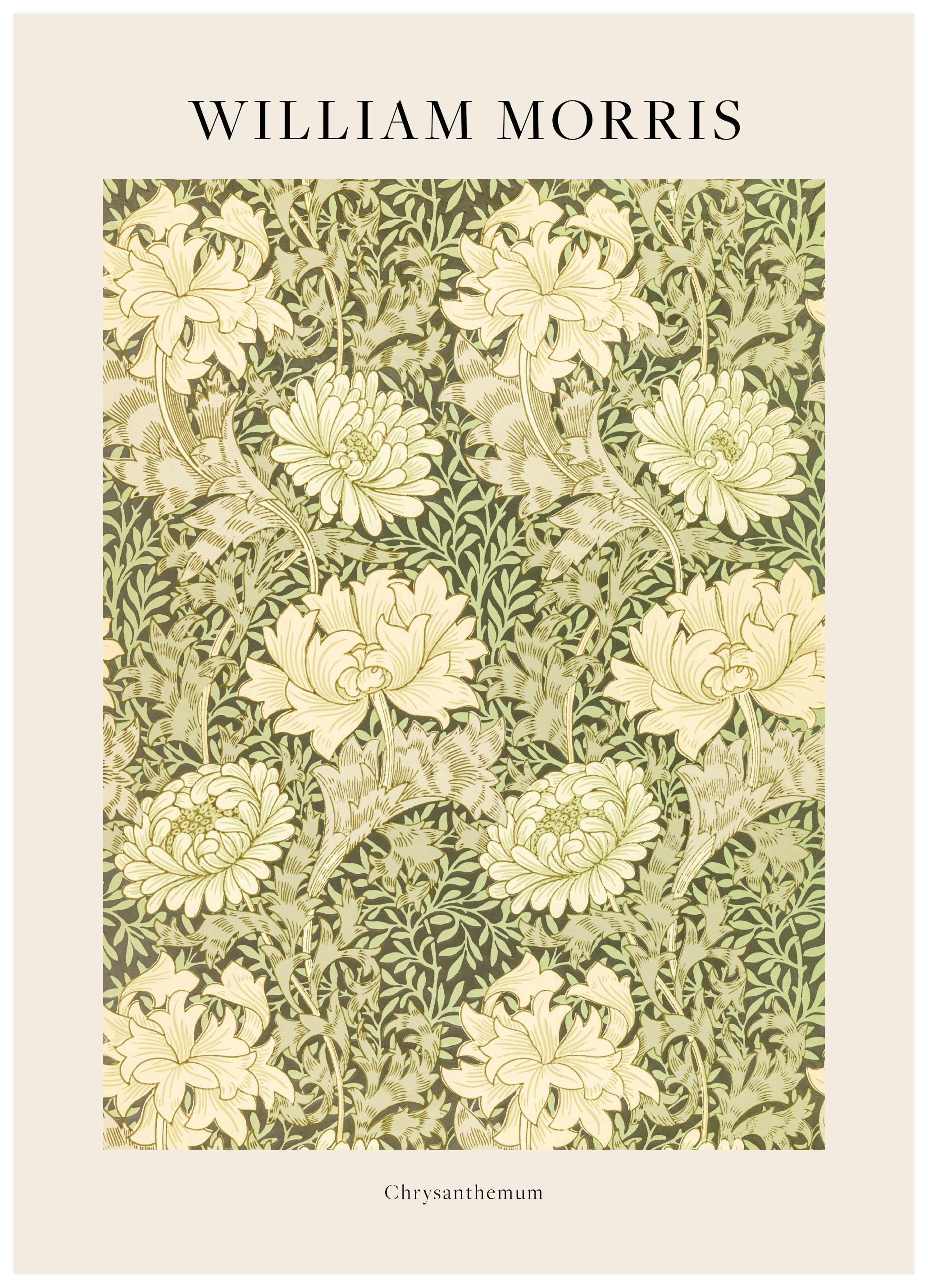 William Morris - Chrysantenposter (21x30 cm) - Poster Store