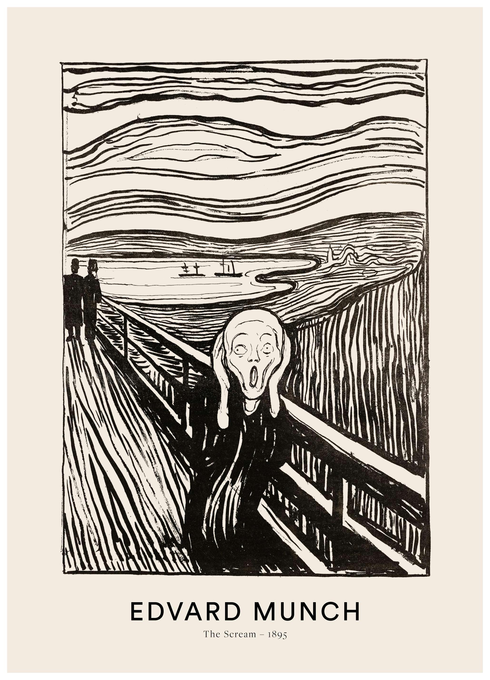 Edvard Munch - The Scream Poster (21x30 cm) - Poster Store