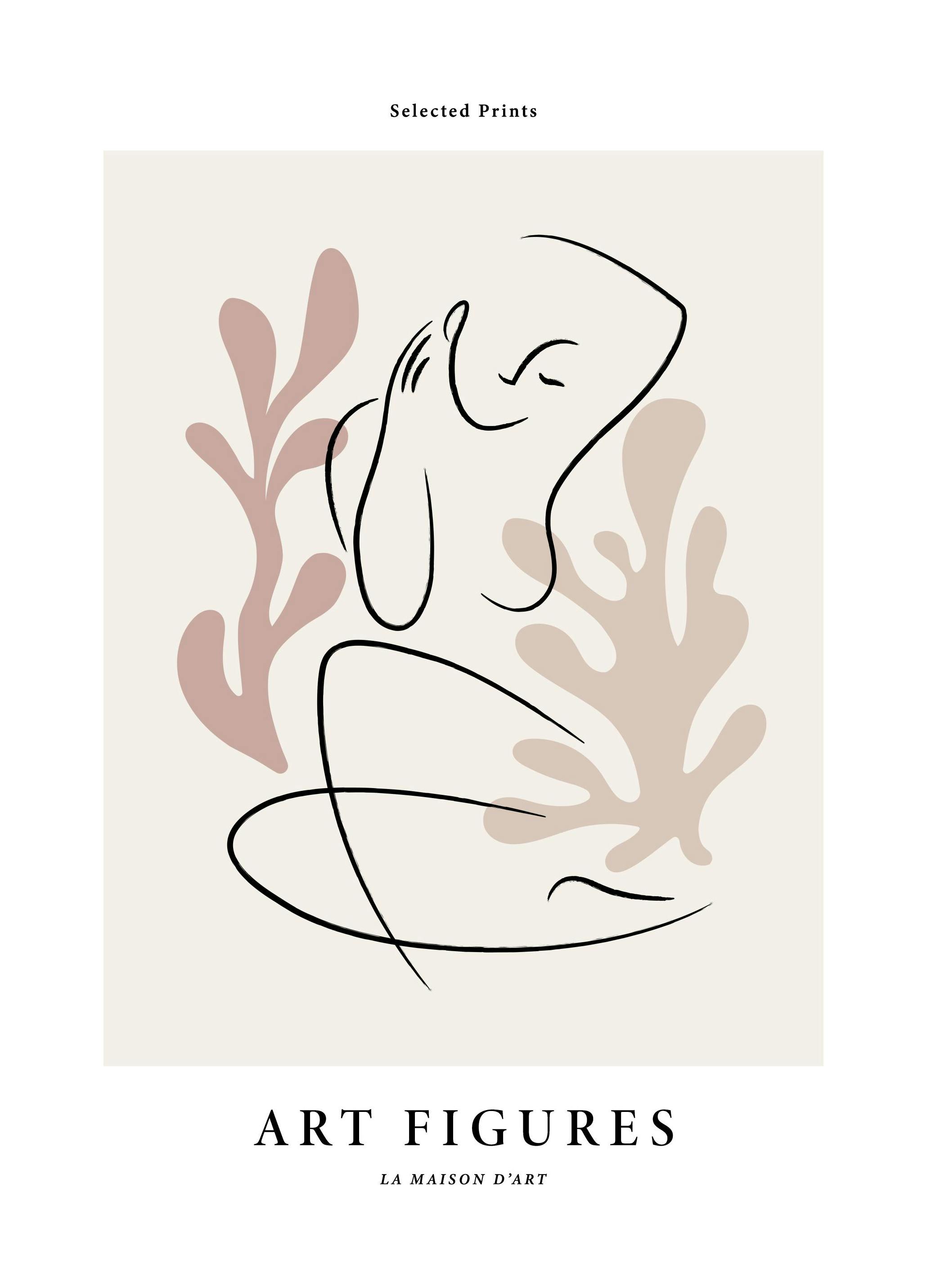 Art Figures No1 Plakat (30x40 cm) - Poster Store