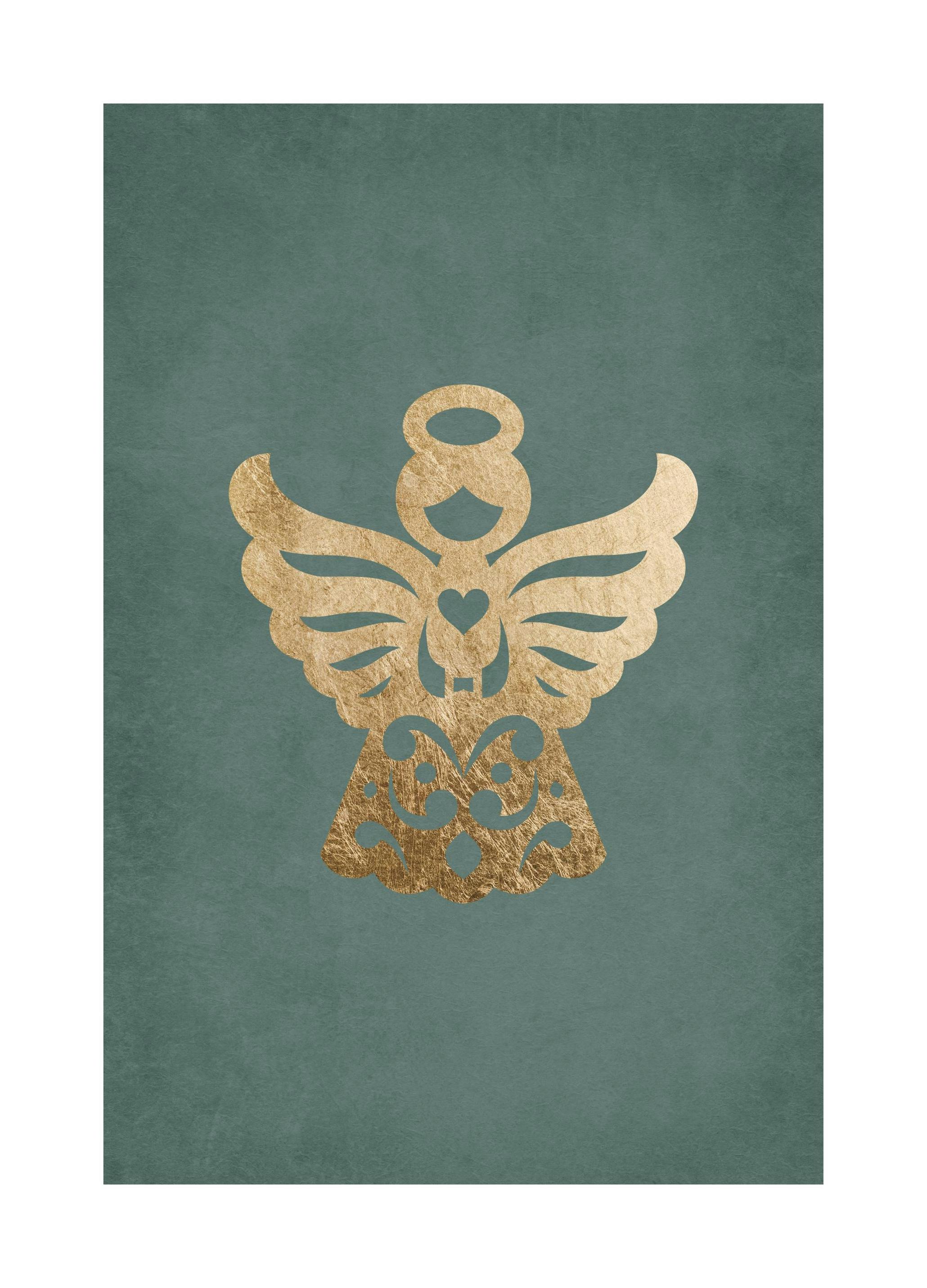 Gylden Engel Plakat (50x70 cm) - Poster Store