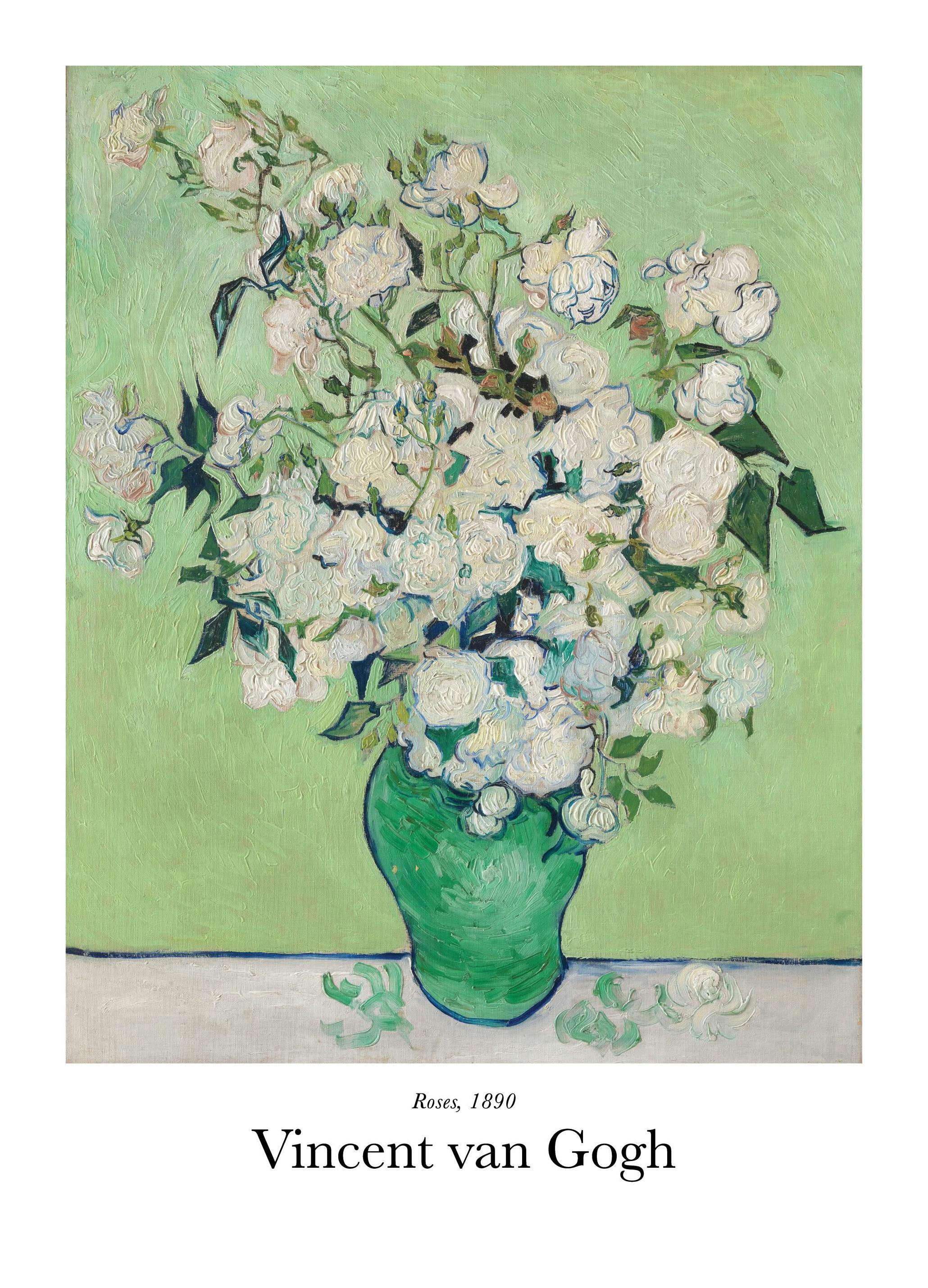 Van Gogh - Rozen Poster (50x70 cm) - Poster Store