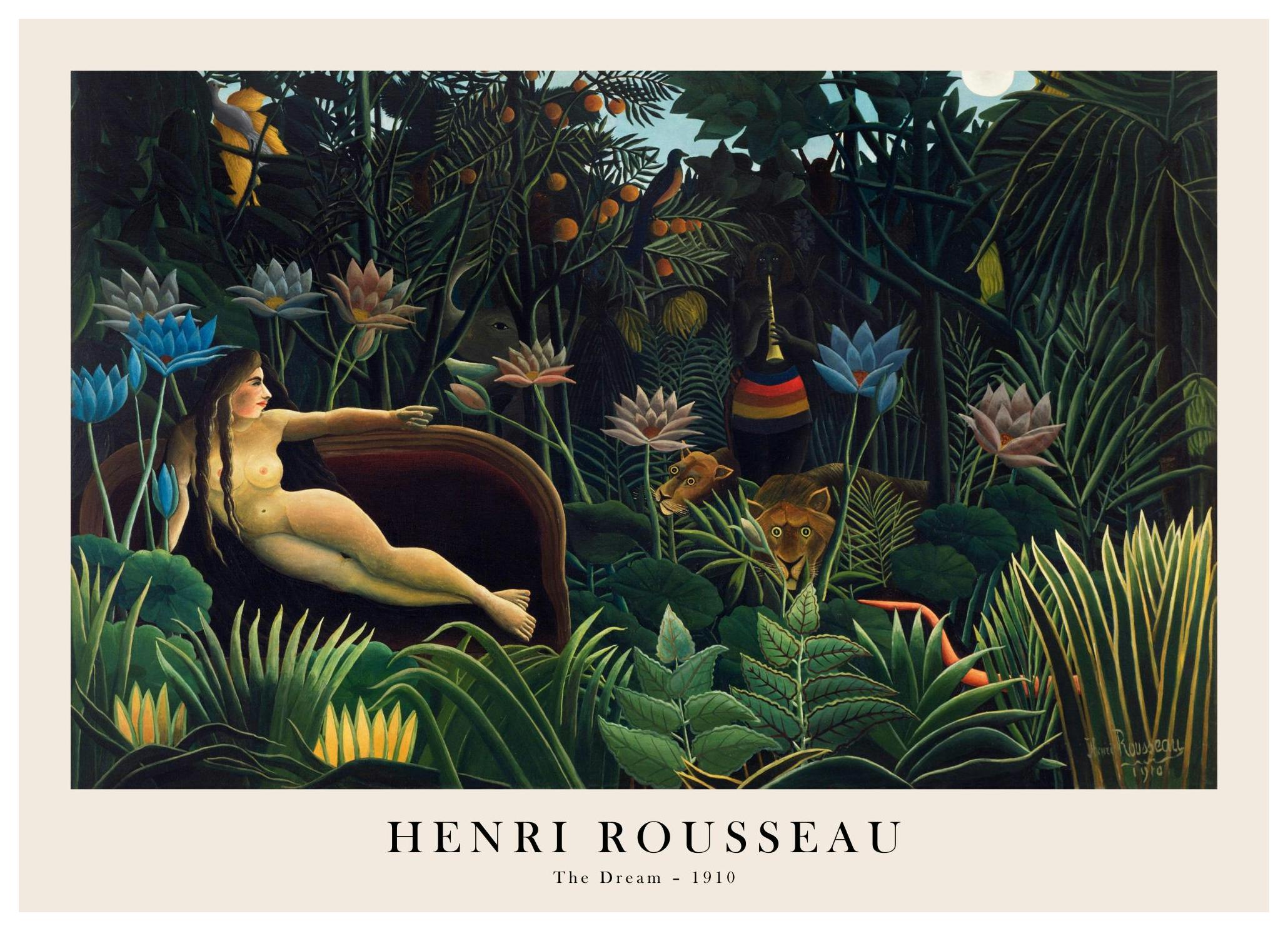 Rousseau - The Dream Poster (50x70 cm) - Poster Store