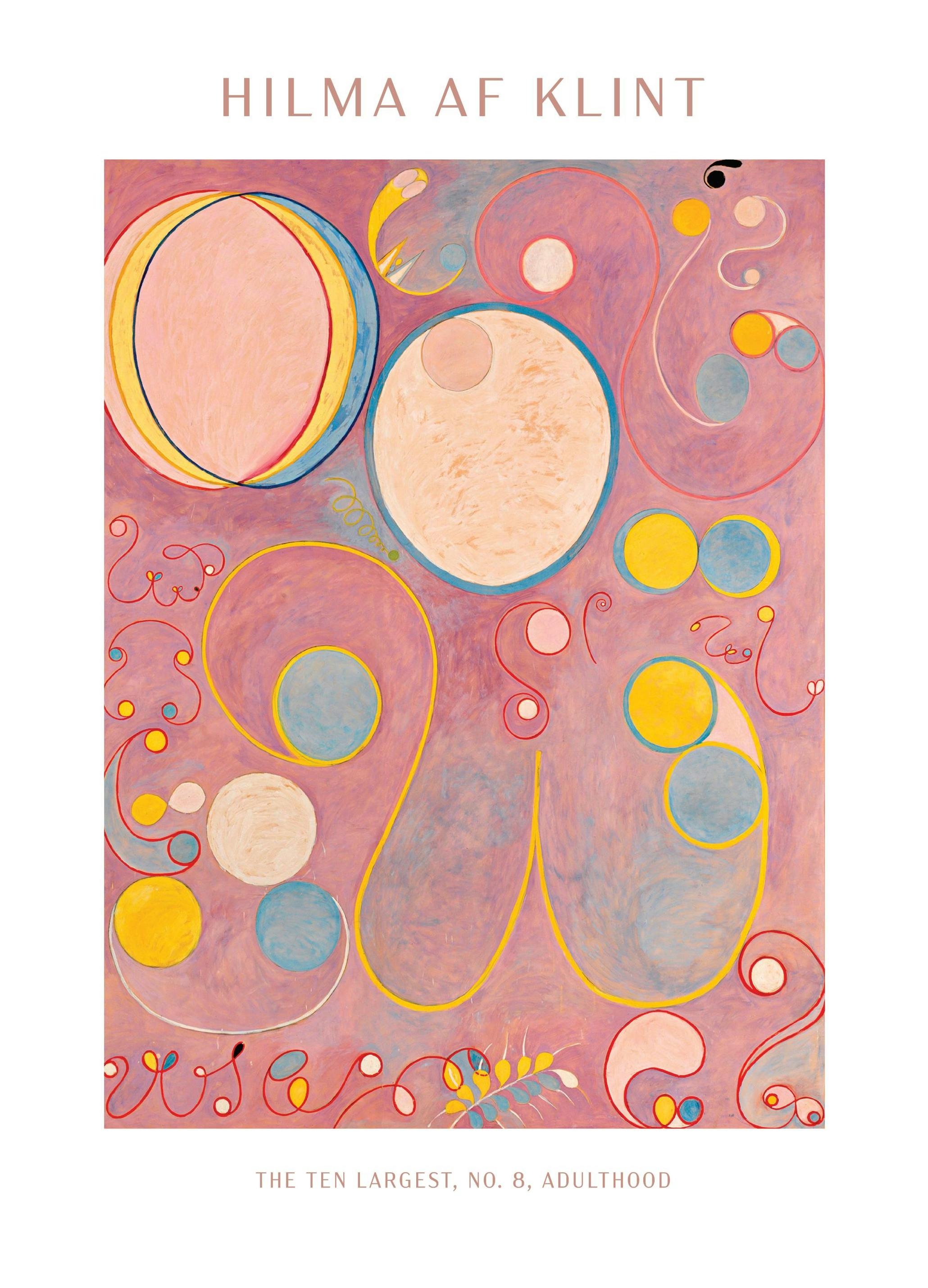 Poster - The ten largest, No.8, adulthood by Hilma Af Klint (30x40 cm) - Poster Store