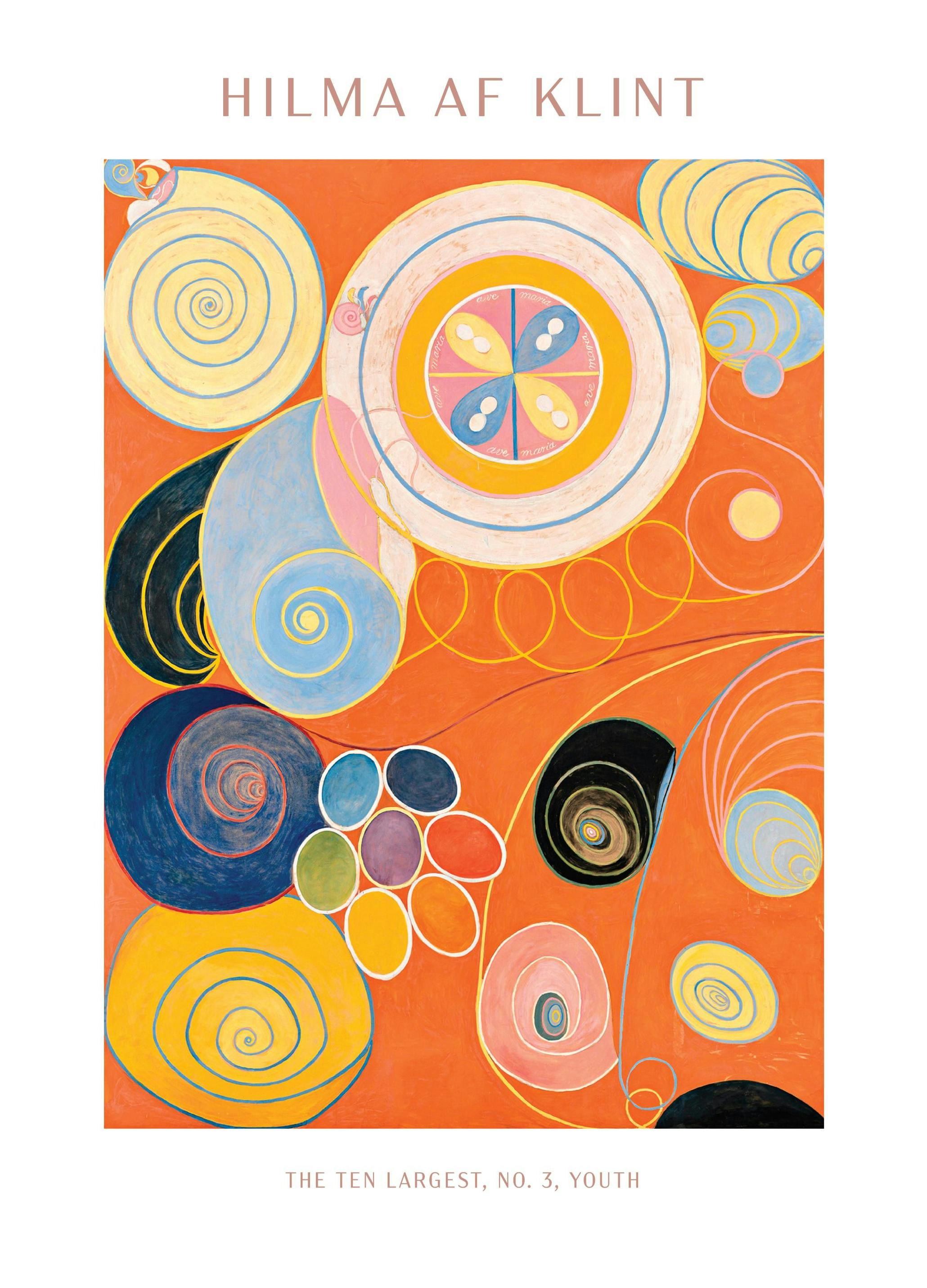 Poster - The Ten Largest, No.3, Youth by Hilma Af Klint (50x70 cm) - Poster Store