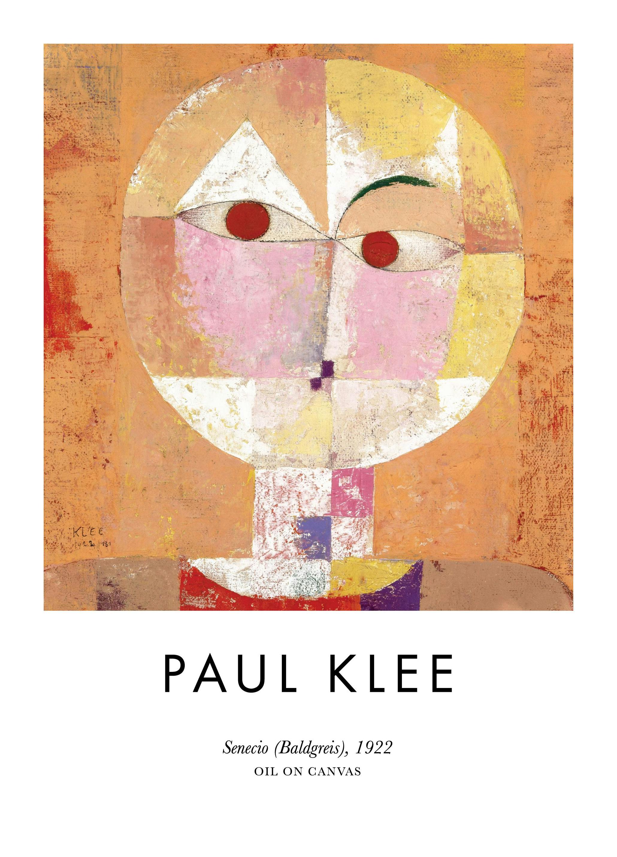 Paul Klee - Senecio (Baldgreis) Poster (50x70 cm) - Poster Store