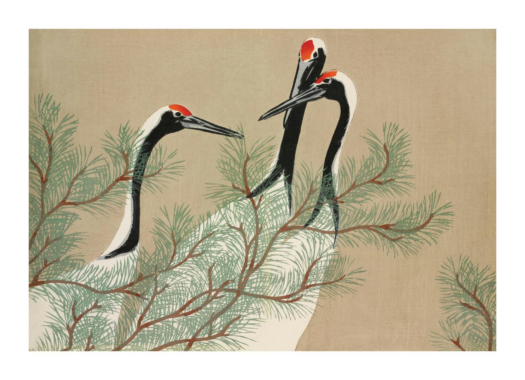 Kamisaka Sekka - Gru da Momoyogusa Poster (50x70 cm) - Poster Store