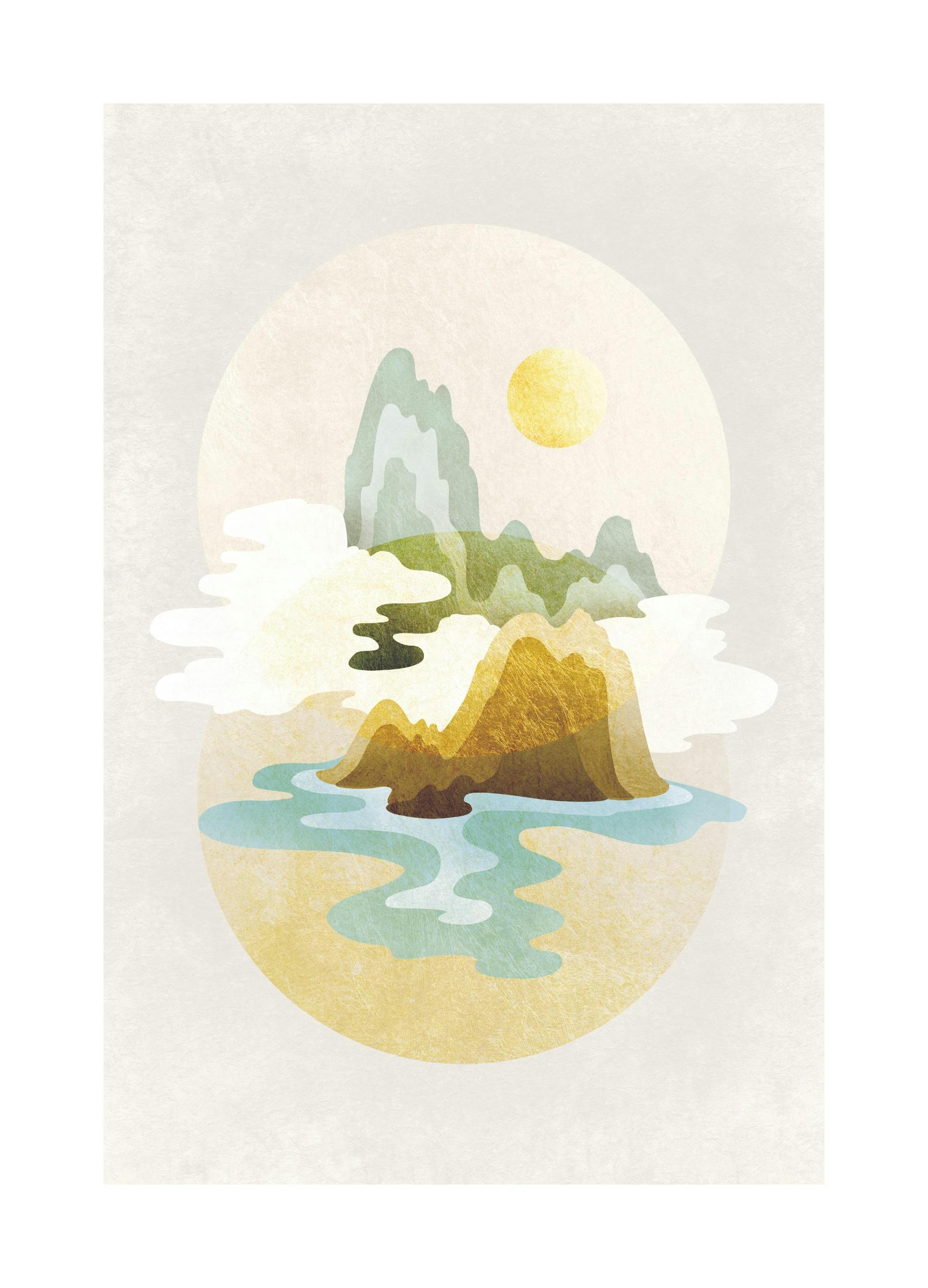 Paradise Graphique Poster (50x70 cm) - Poster Store
