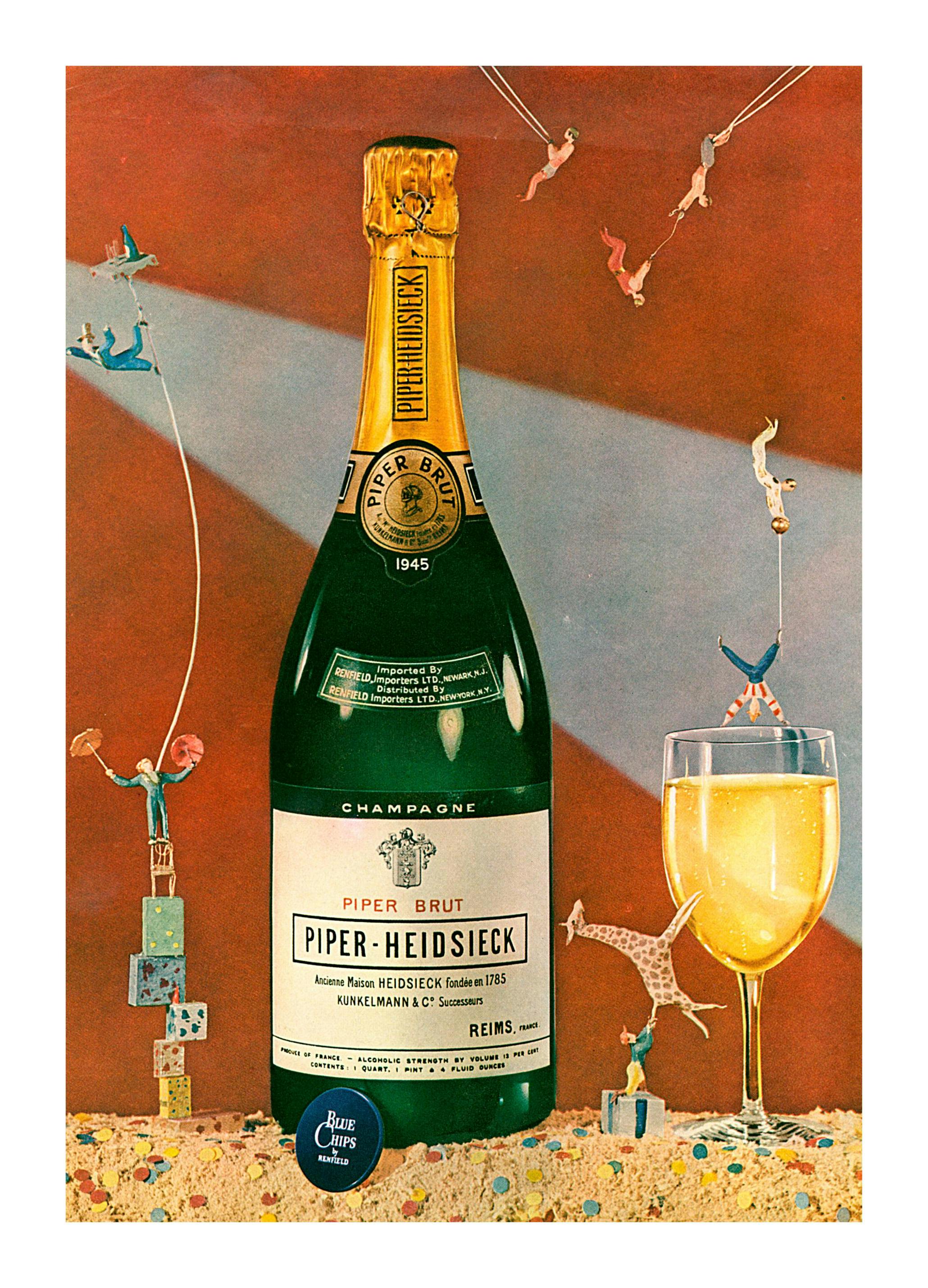 Vintage Champagne Poster (50x70 cm) - Poster Store