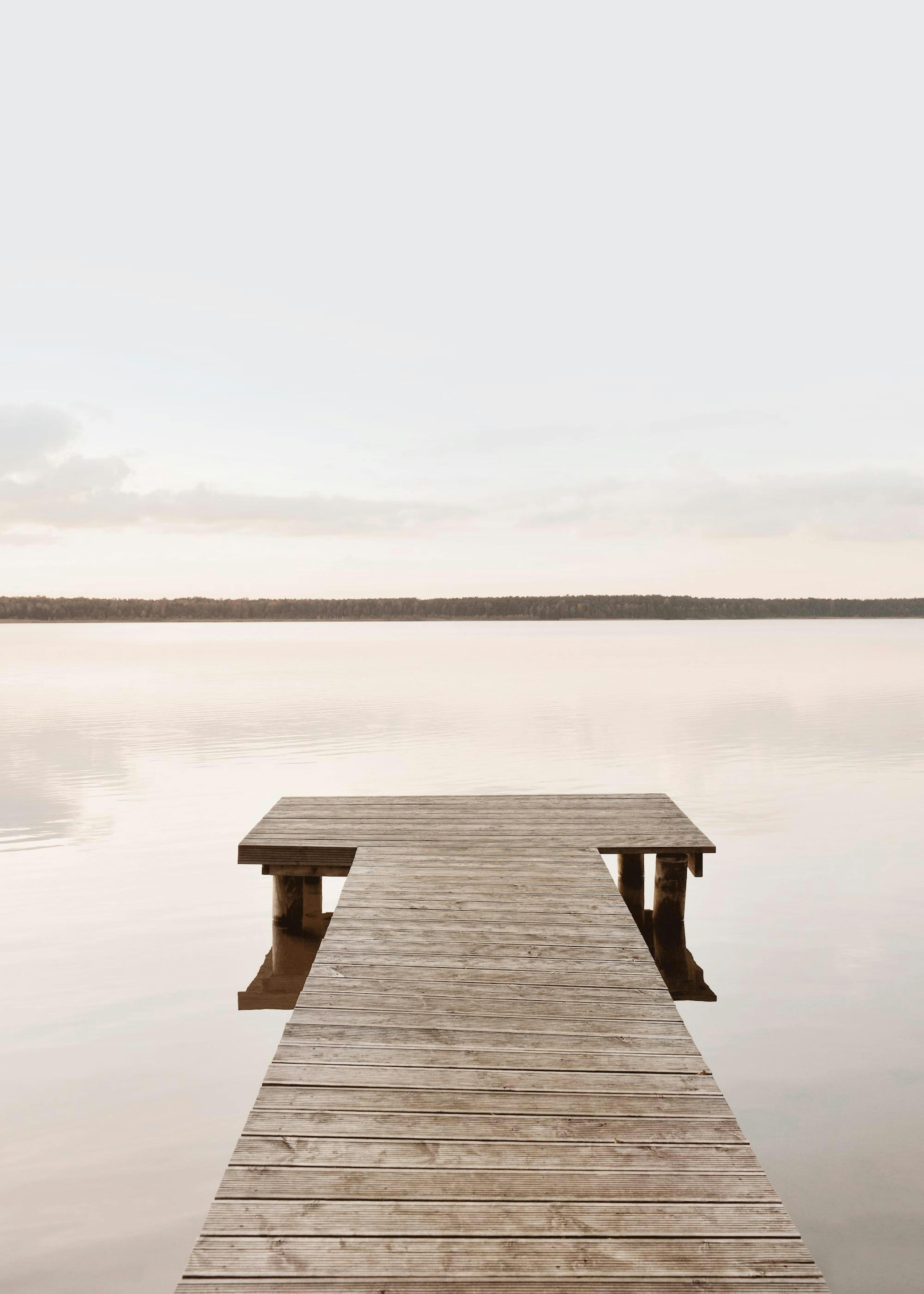Brygga i Sjö Poster 0