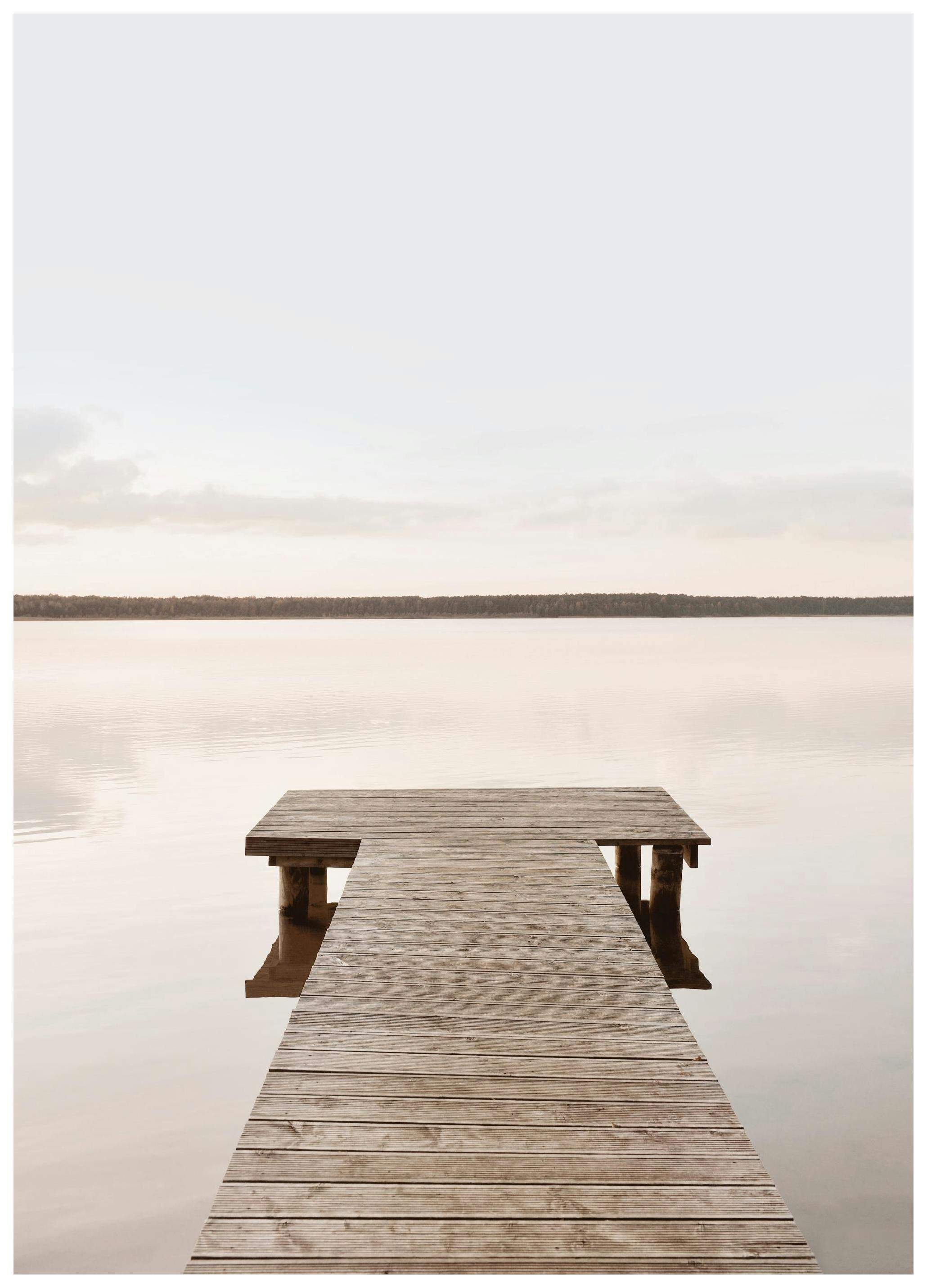 Molo nel Lago Poster (30x40 cm) - Poster Store