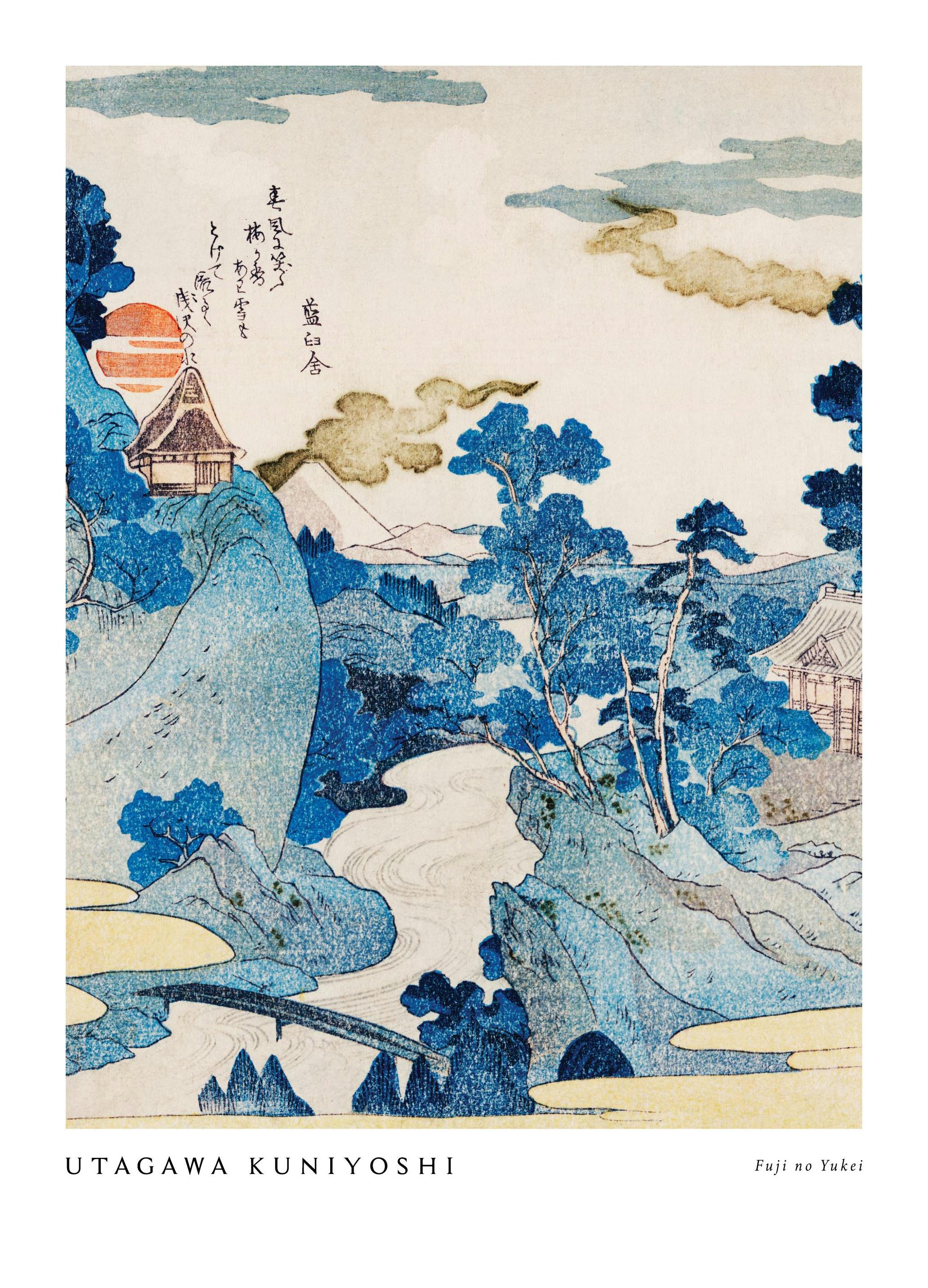 Utagawa Kuniyoshi - Fuji no Yukei Poster (40x50 cm) - Poster Store