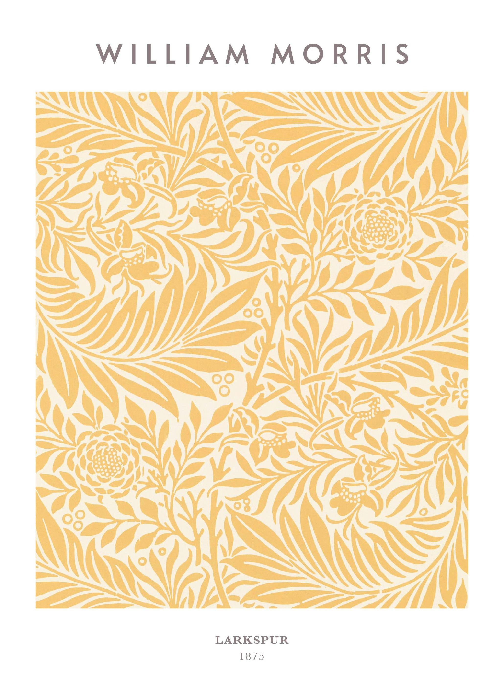 William Morris - Larkspur No3 Poster (50x70 cm) - Poster Store