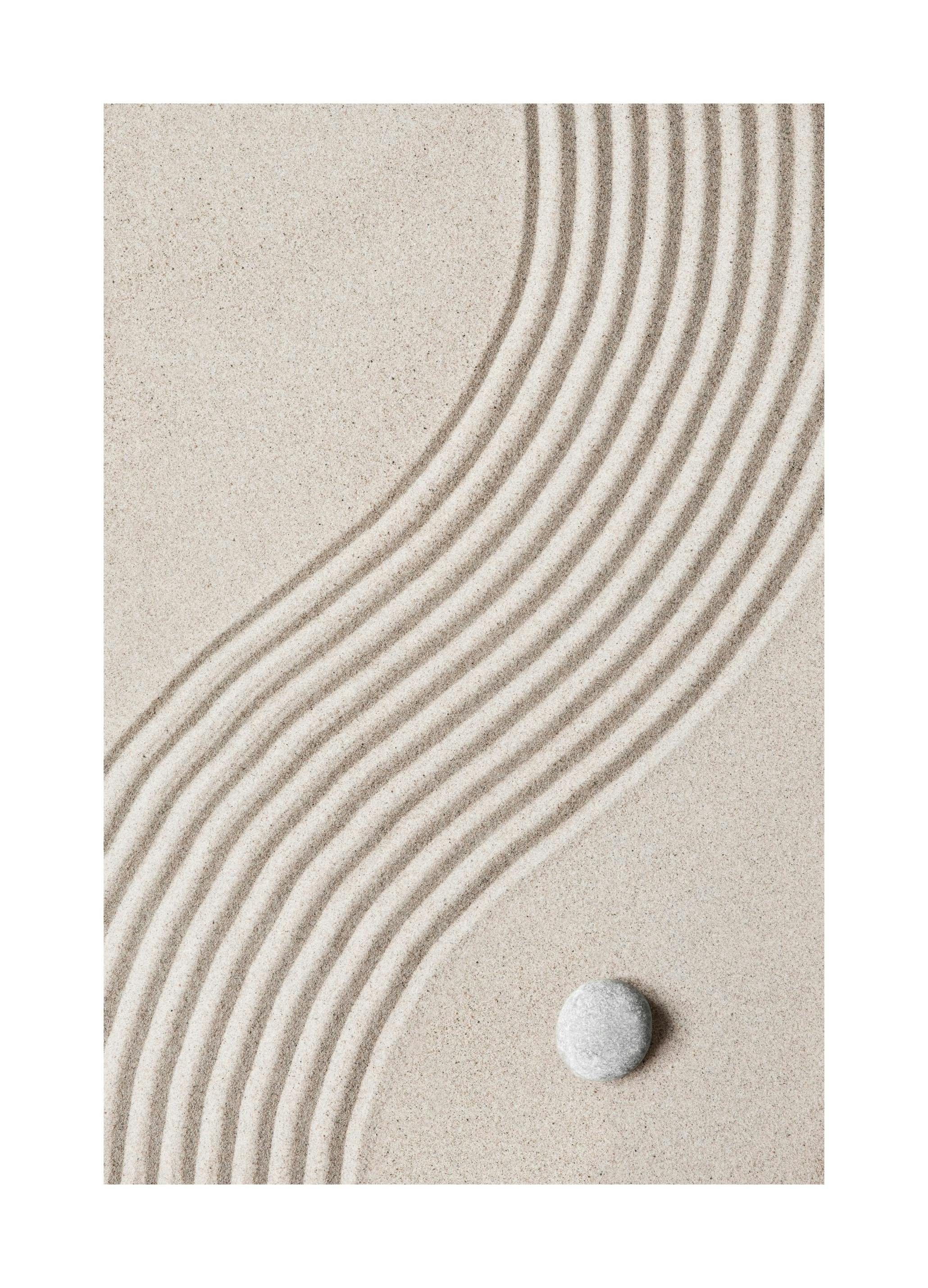 Zen Garden Sand Poster (30x40 cm) - Poster Store