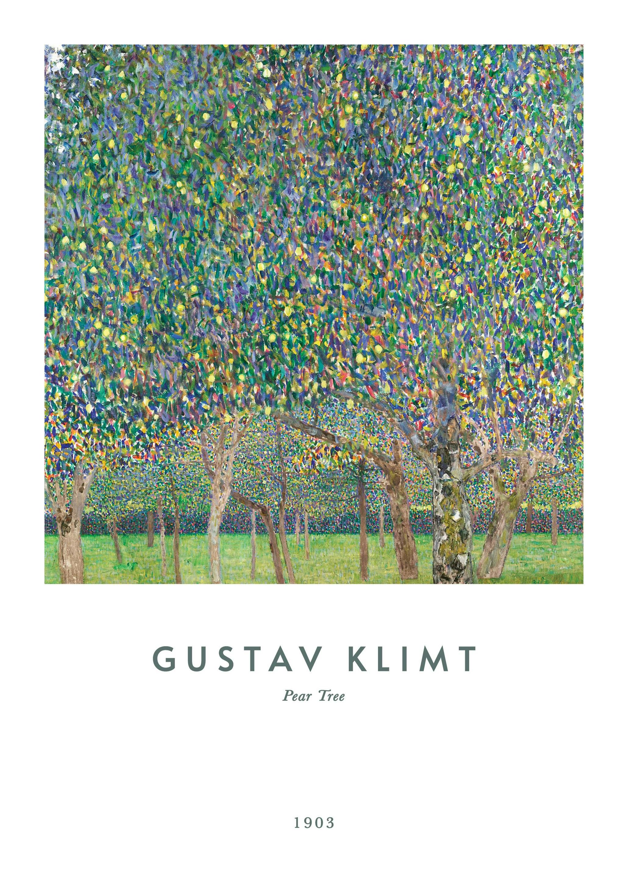 Gustav Klimt - Körtefás Poszter (21x30 cm) - Poster Store