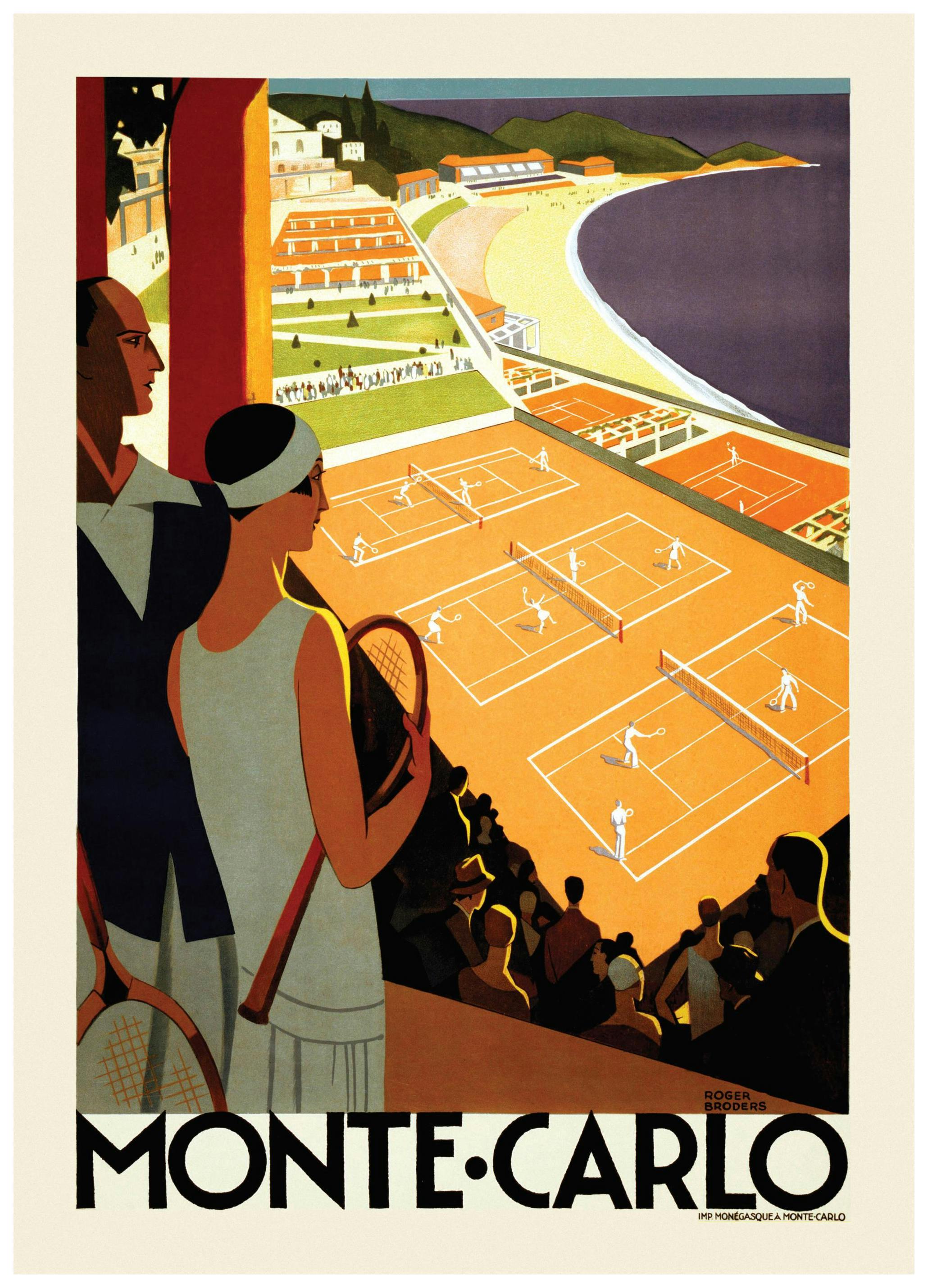 Poster Voyage Monte Carlo (50x70 cm) - Poster Store