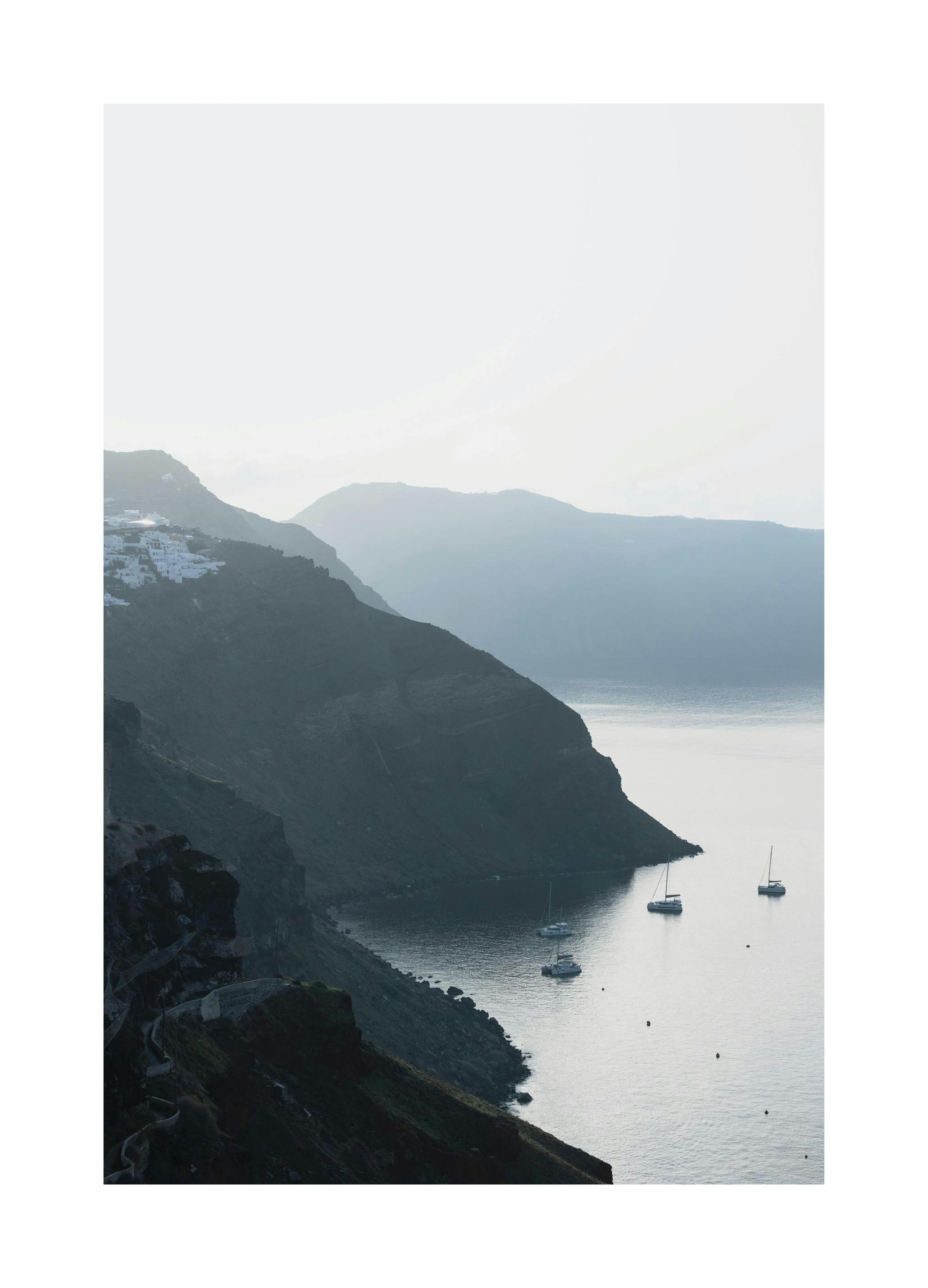 Vulkaan Eiland Poster (30x40 cm) - Poster Store