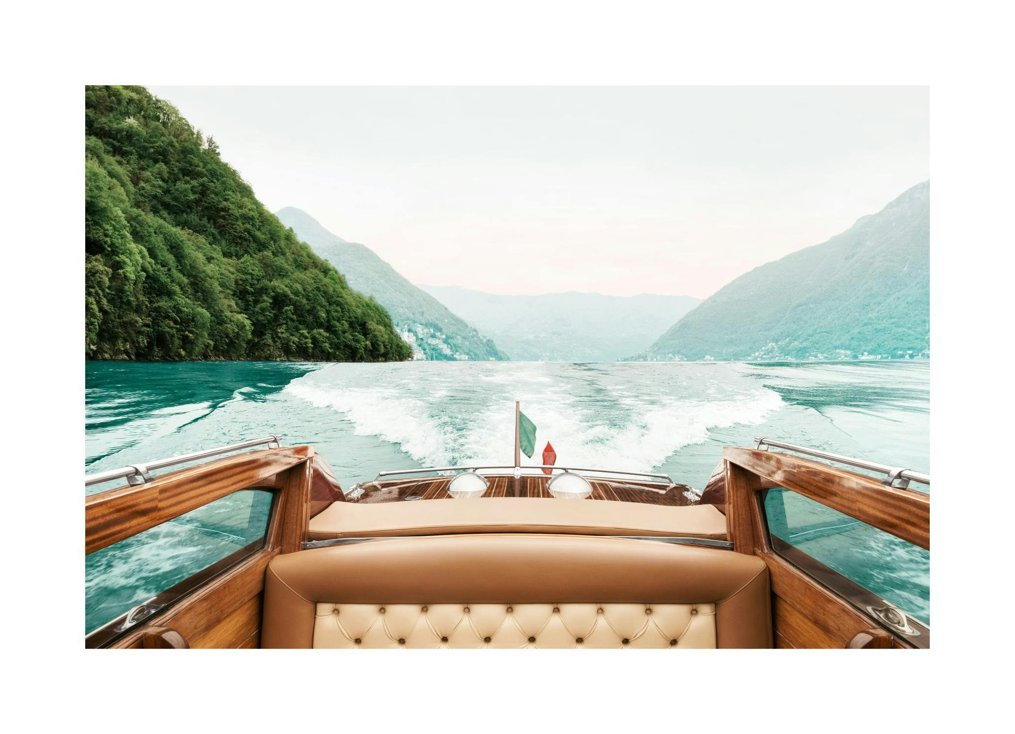Naviguer sur le Lac de Côme Affiche (50x70 cm) - Poster Store