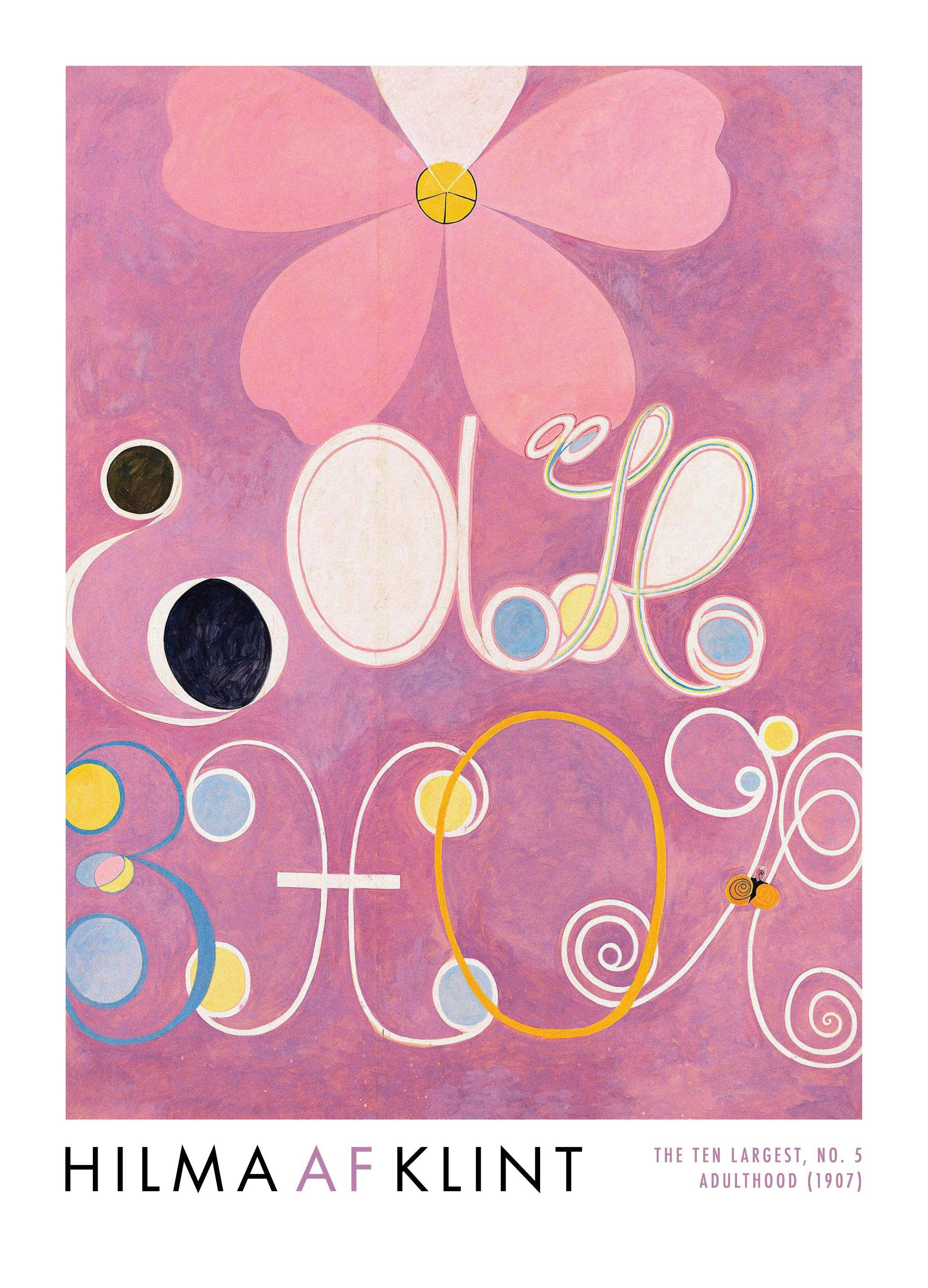 The Ten Largest No. 5 - Adulthood by Hilma af Klint Poster (21x30 cm) - Poster Store