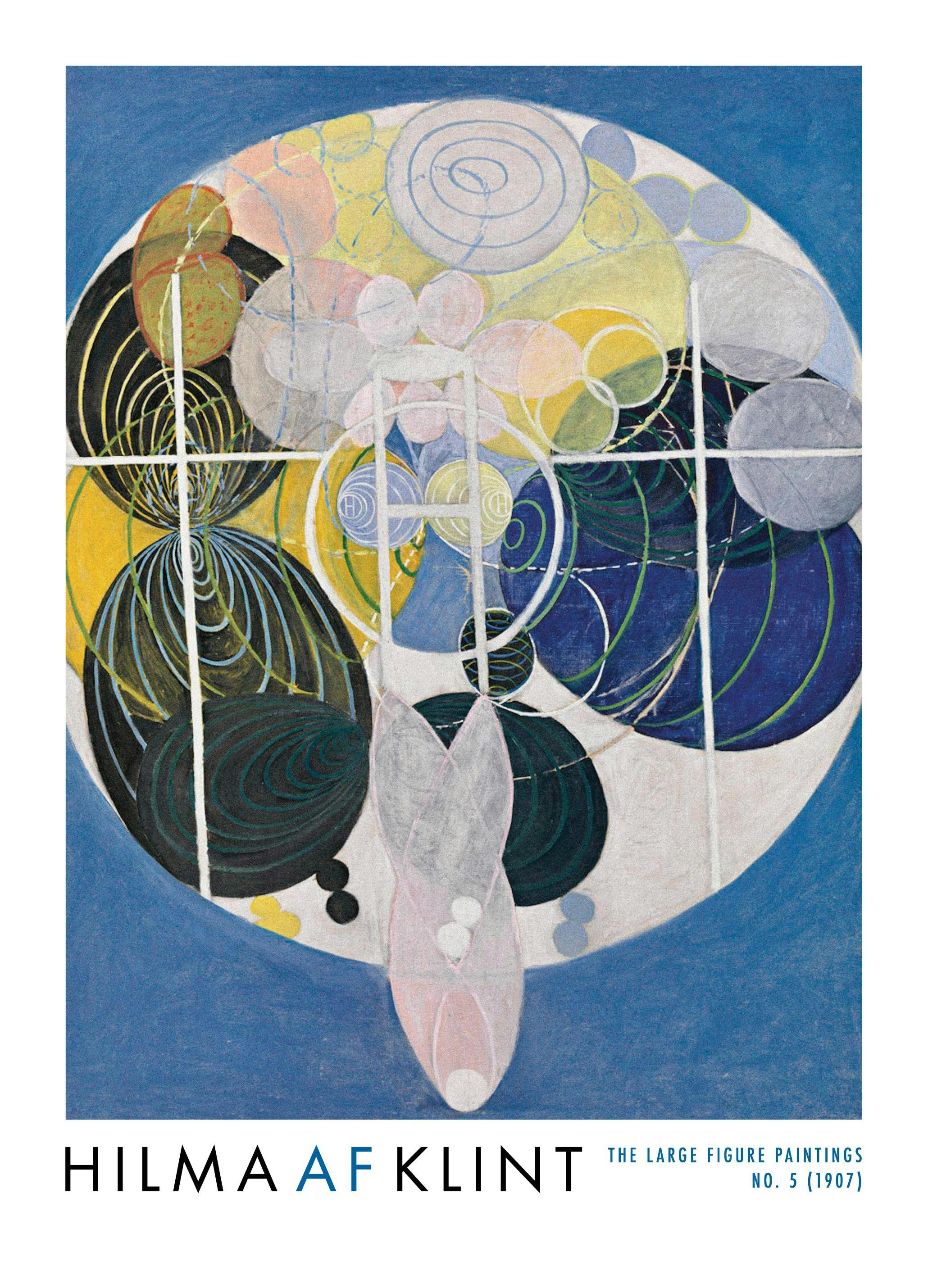 The Large Figure Paitings No. 5 by Hilma af Klint Poster (30x40 cm) - Poster Store