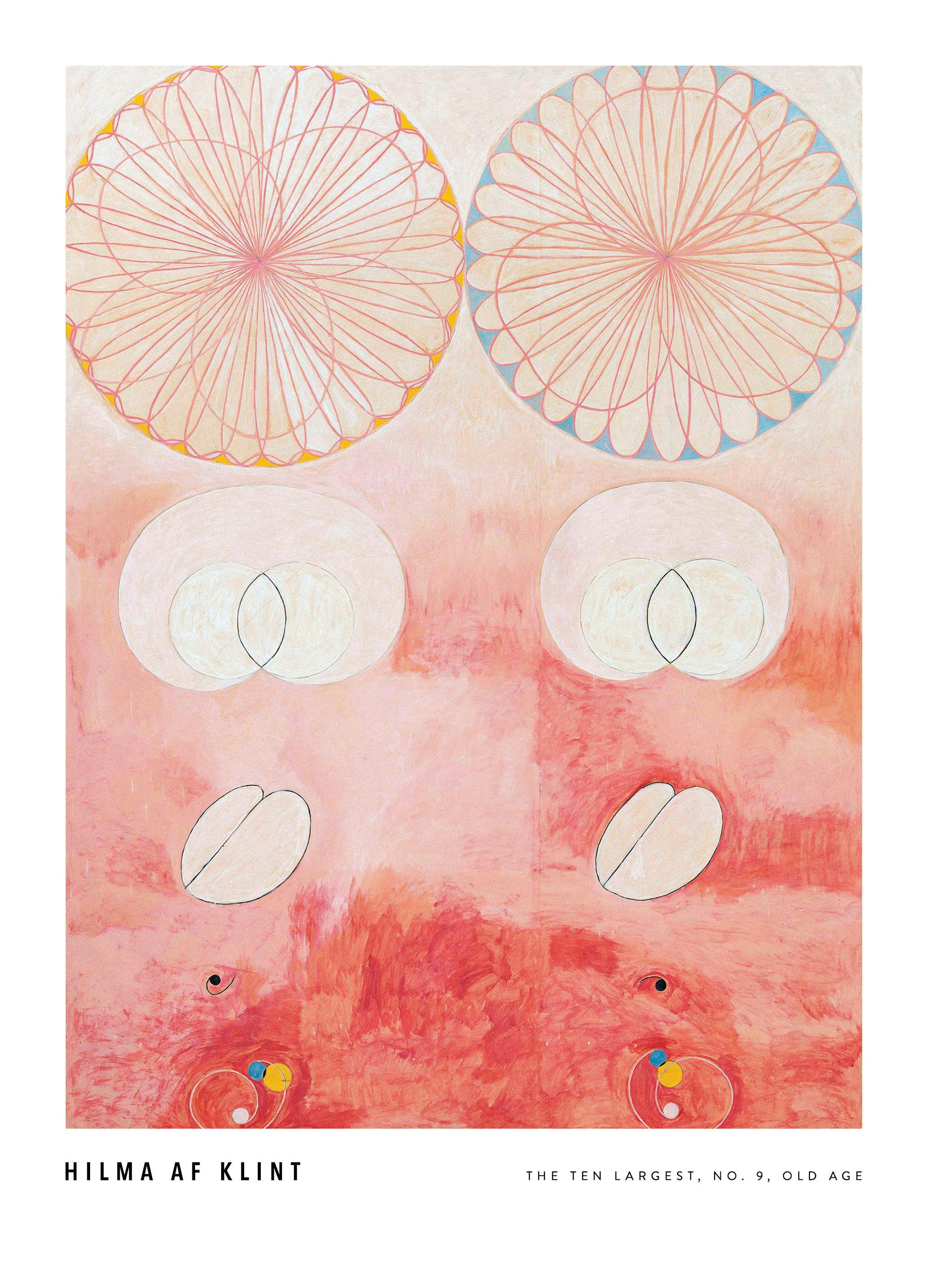 Poster - The Ten Largest No. 9 - Old Age by Hilma af Klint (21x30 cm) - Poster Store