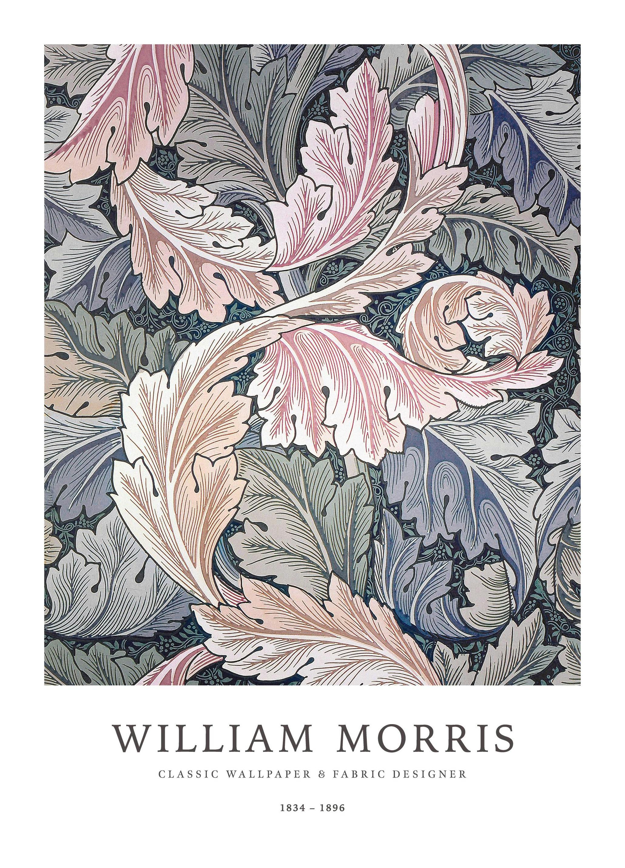 William Morris - Motif Botanique Poster (50x70 cm) - Poster Store