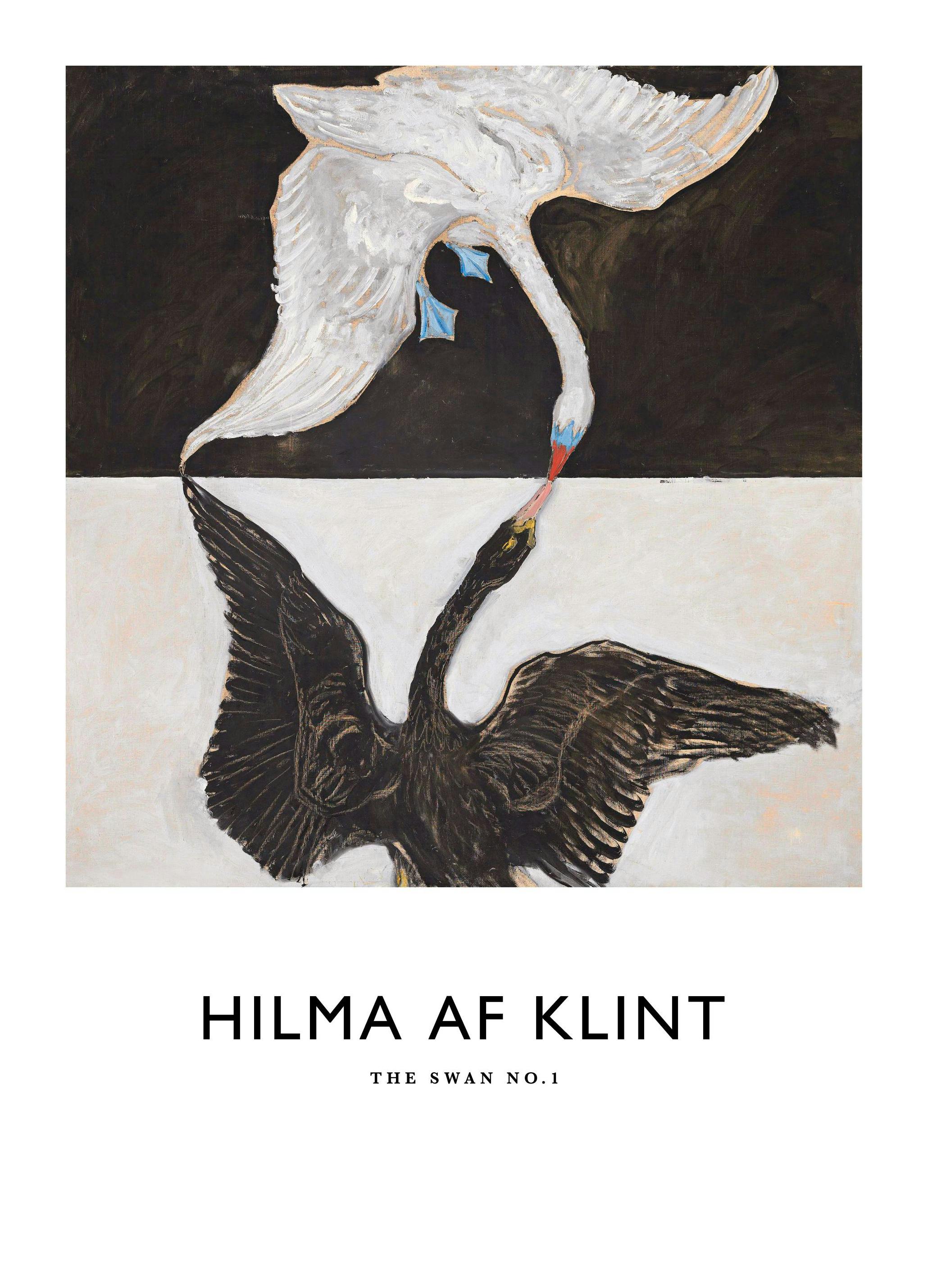 Poster - The Swan, No. 1 by Hilma af Klint (50x70 cm) - Poster Store