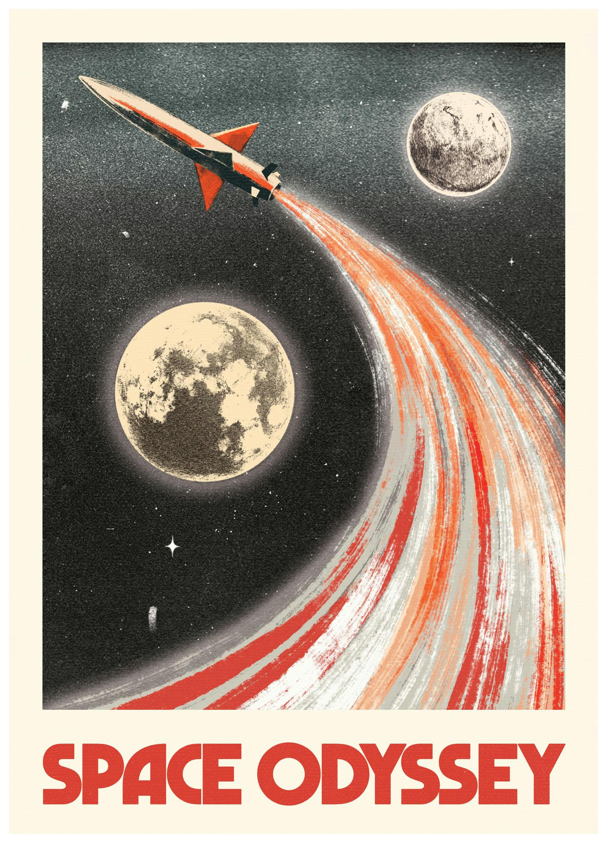 Space Odyssey Poster (21x30 cm) - Poster Store