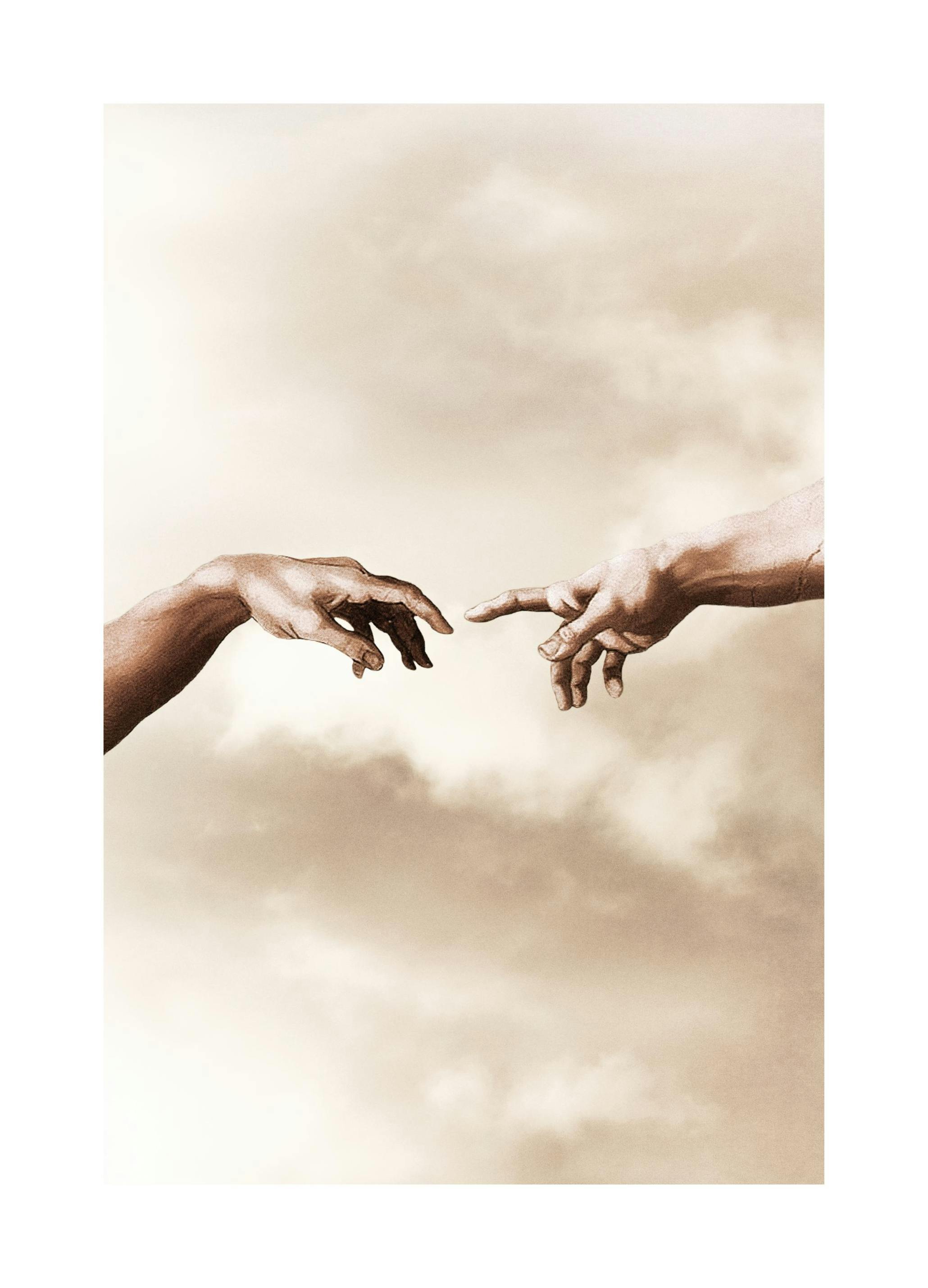 Michelangelo - The Creation of Adam Poster (50x70 cm) - Poster Store