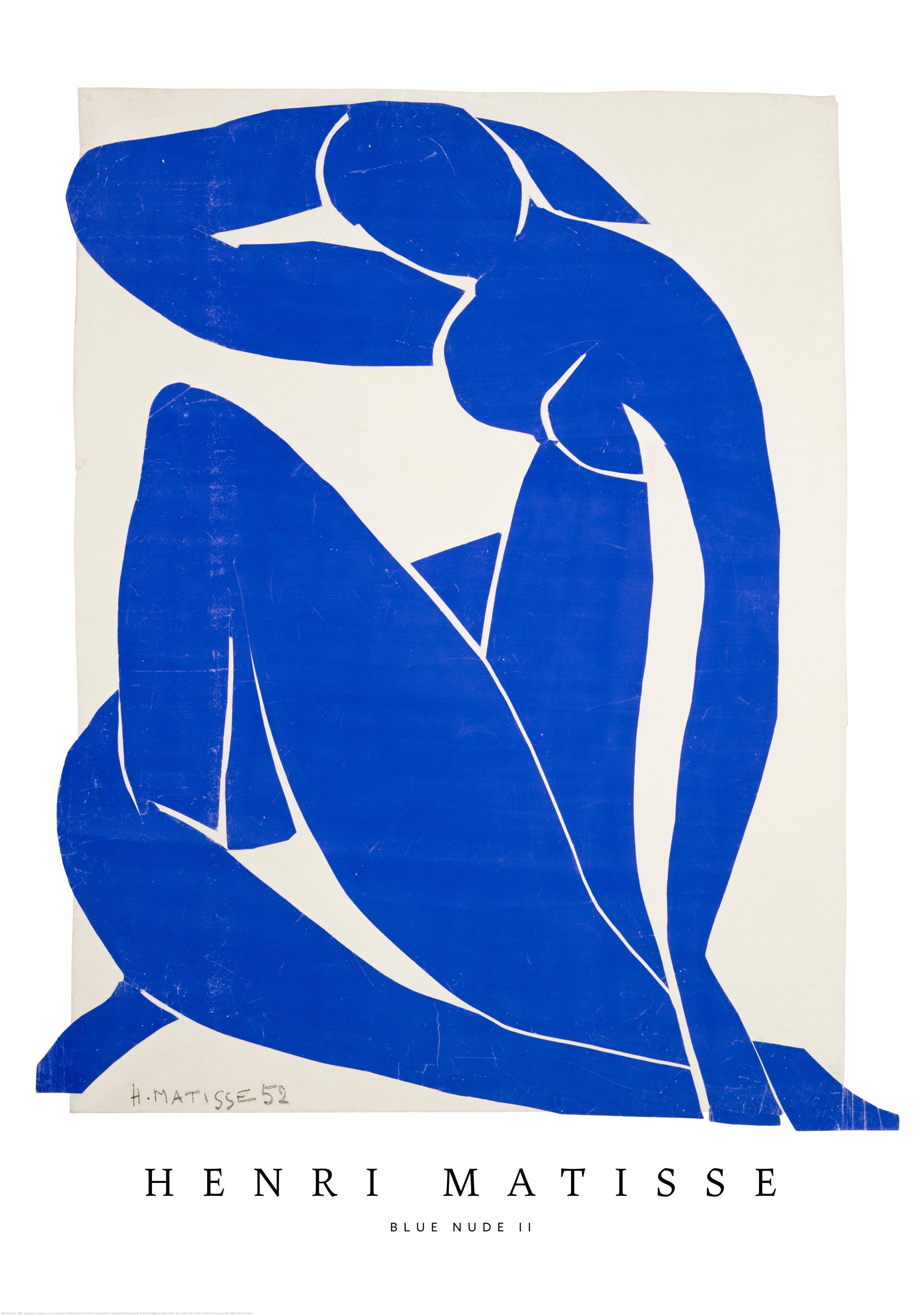 Matisse - 青い裸婦 II ポスター