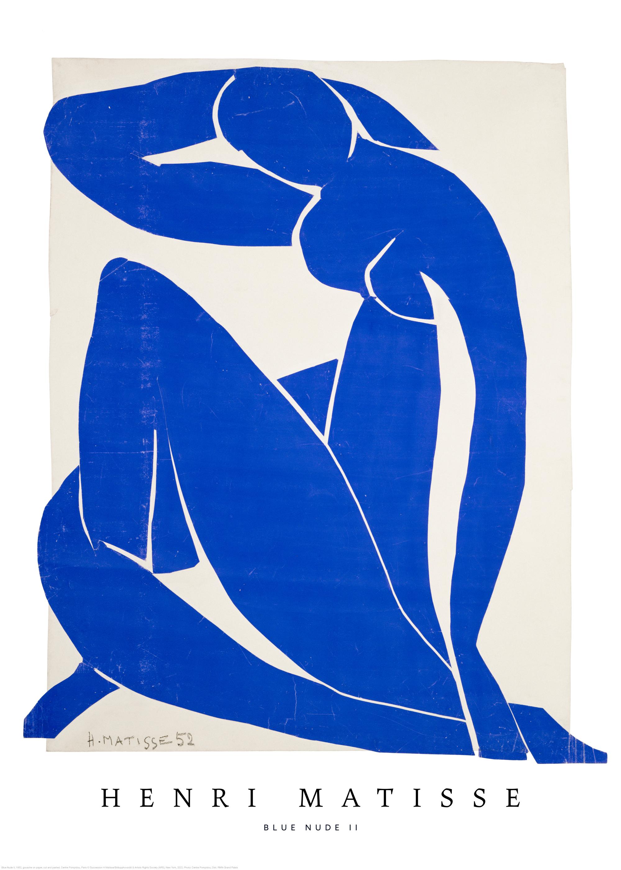 Matisse - 青い裸婦 II ポスター