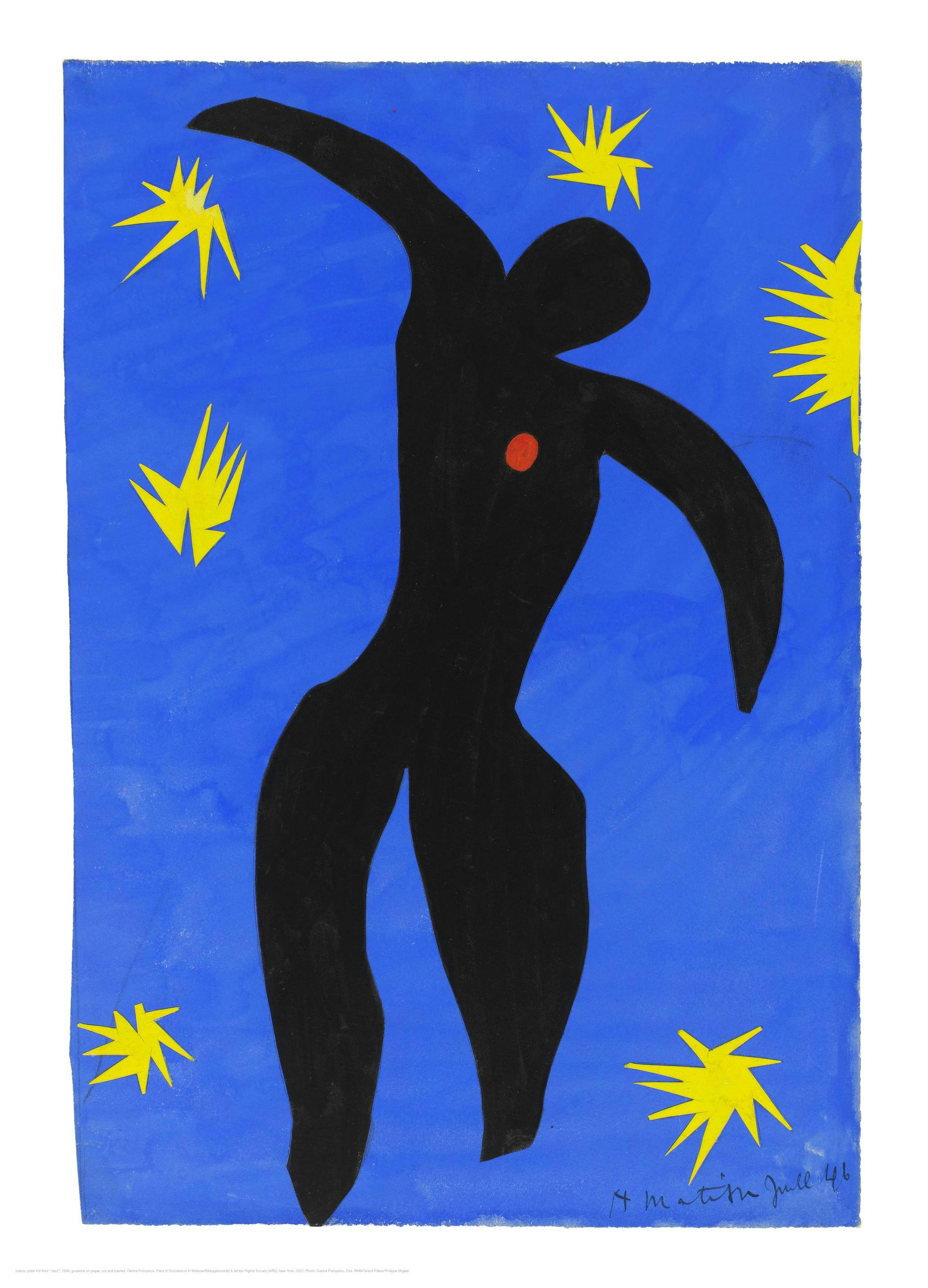 Matisse - Icarus Poster (50x70 cm) - Poster Store
