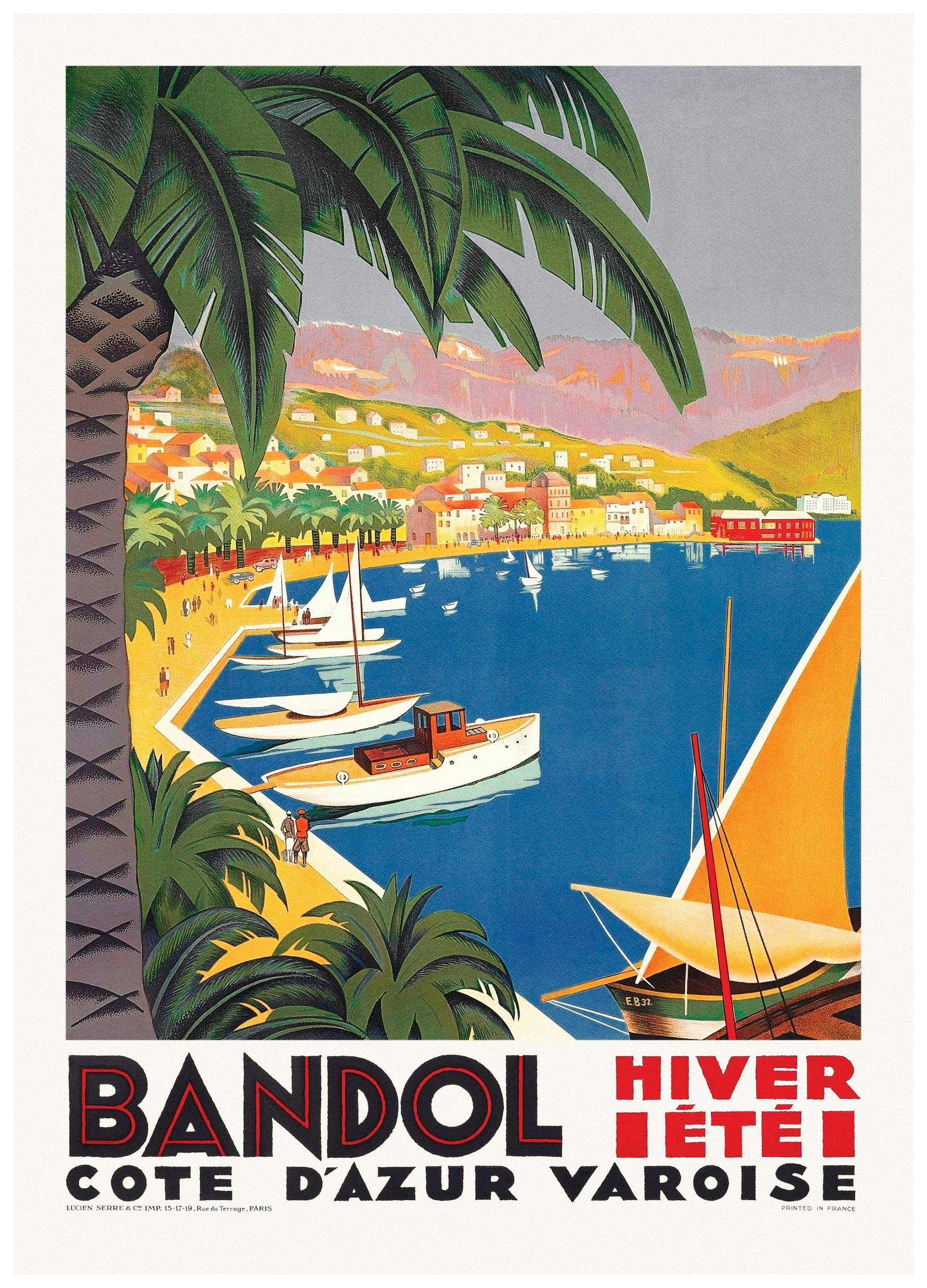 Poster Vintage Bandol (50x70 cm) - Poster Store