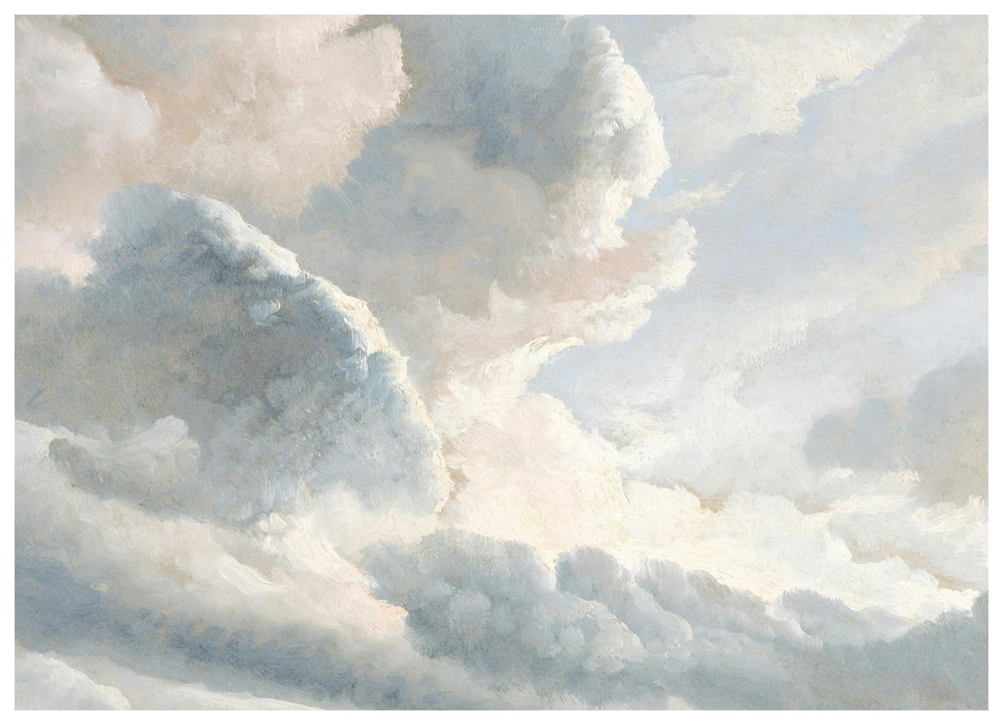 Simon Denis - Study of Clouds with a Sunset near Rome Poster (50x70 cm) - Poster Store