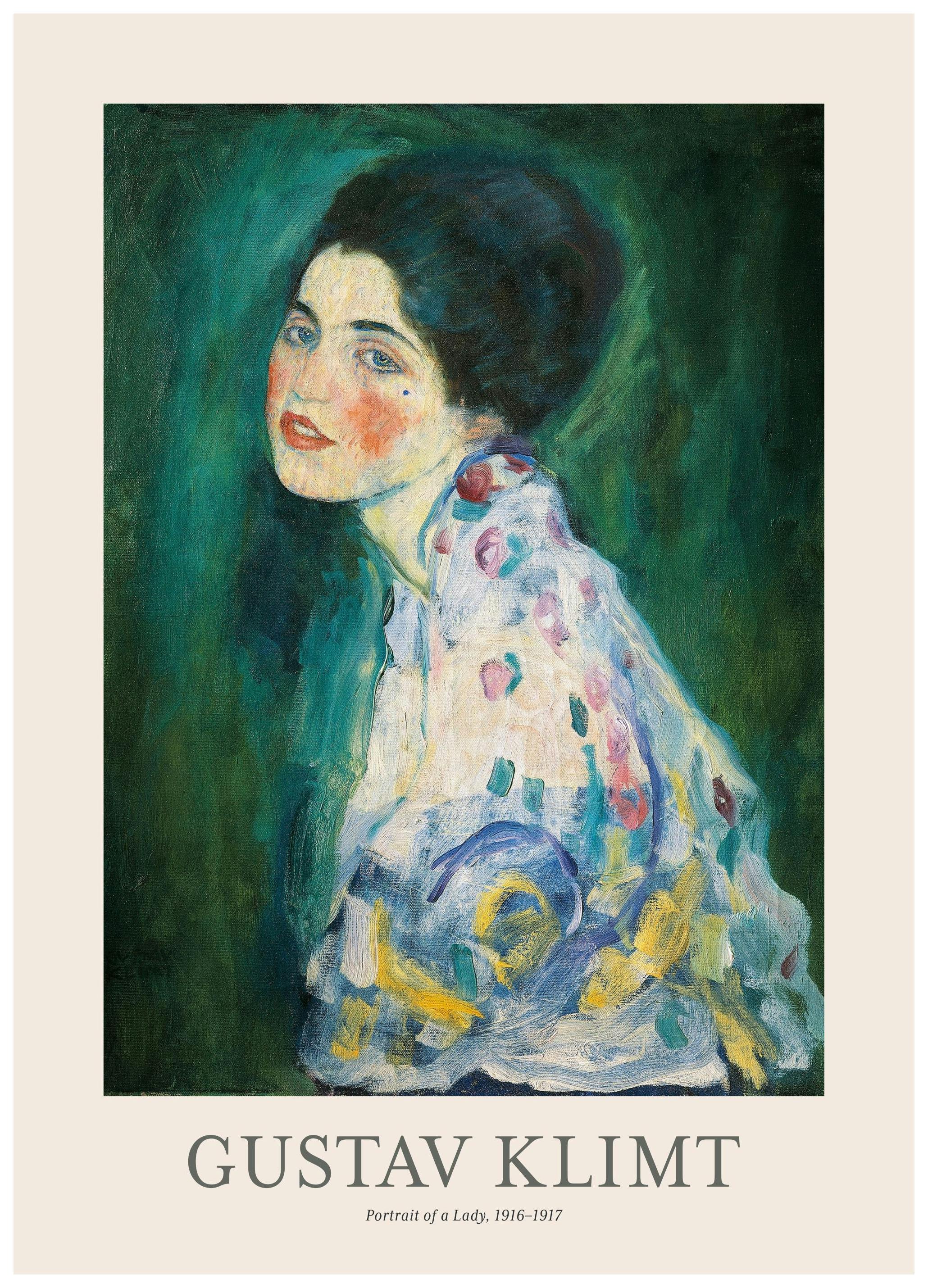 Gustav Klimt - Ritratto di Signora Poster (50x70 cm) - Poster Store