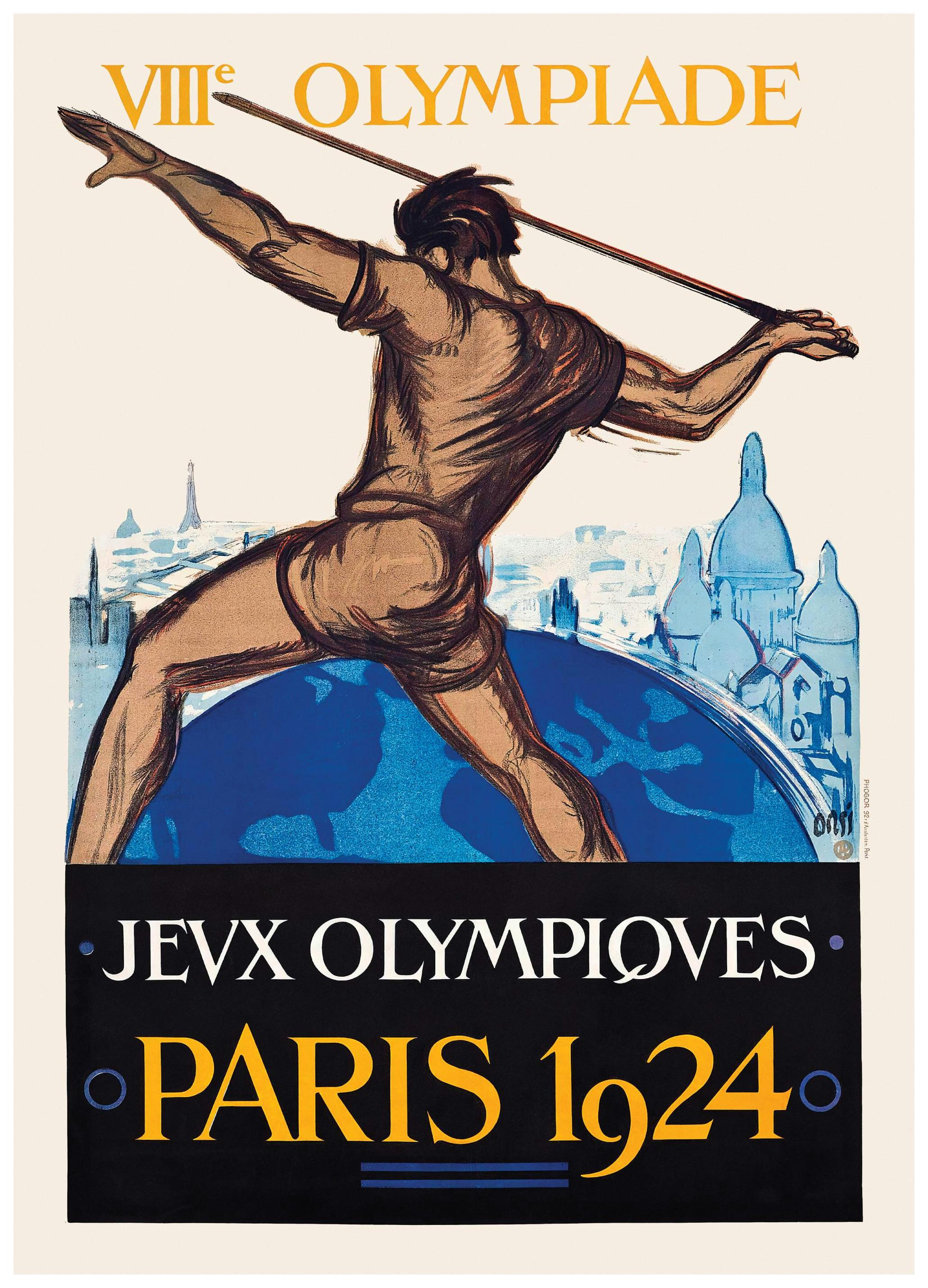 Paryż 1924 Plakat (30x40 cm) - Poster Store