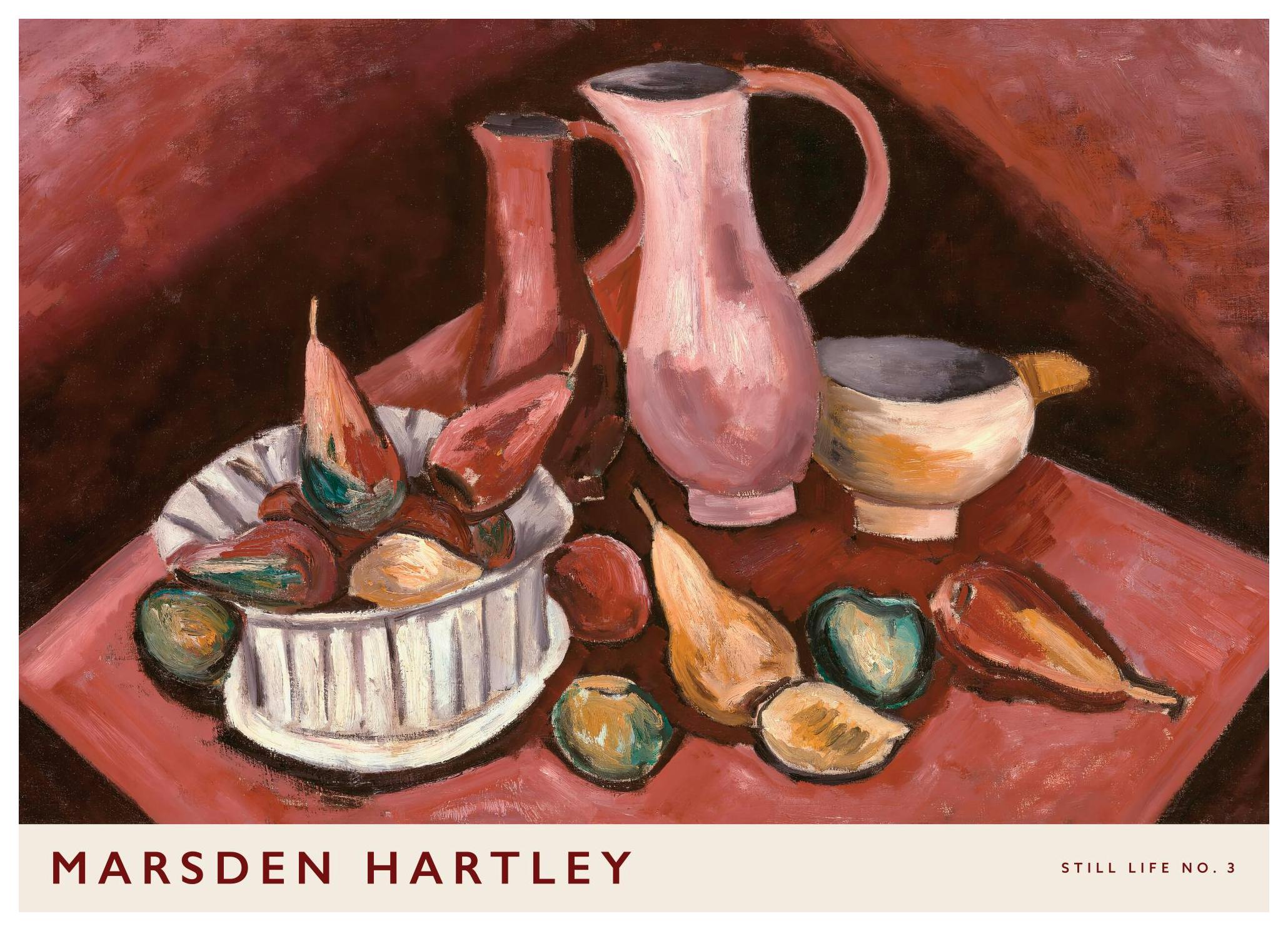 Marsden Hartley - Stilleven Nr. 3 Poster (30x40 cm) - Poster Store