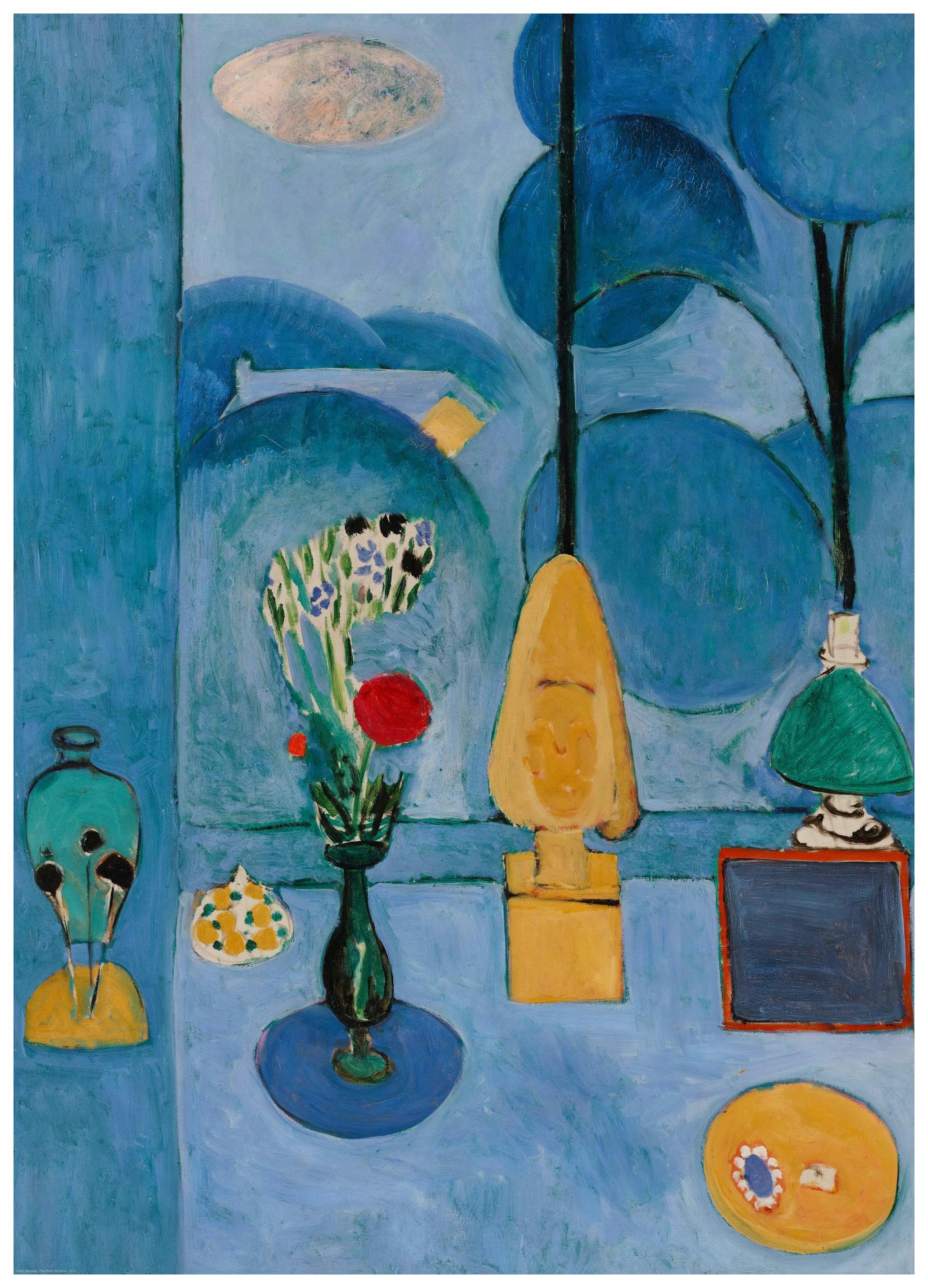 Matisse - The Blue Window Poster (50x70 cm) - Poster Store